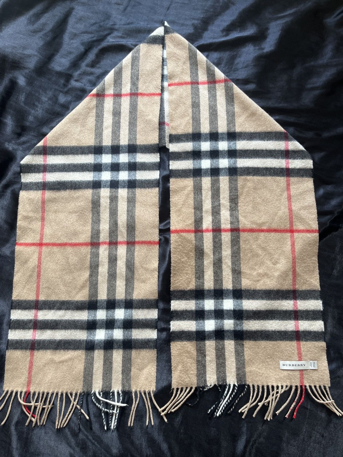 Burberry Check Cashmere Scarf