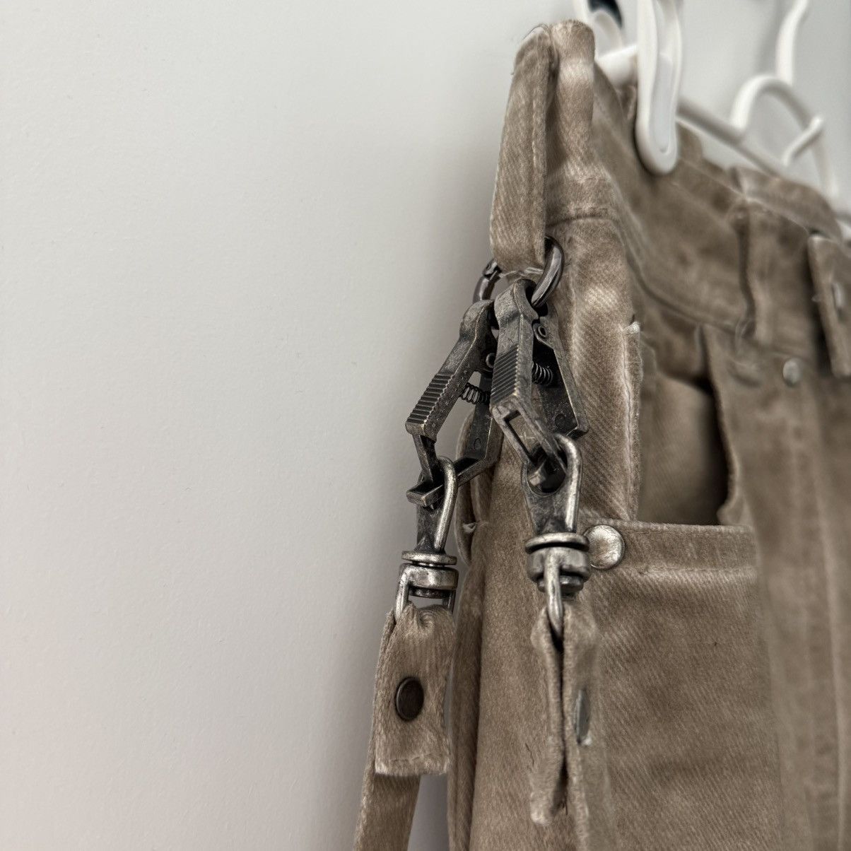 SHINE LUXURY OG Sample 1/1 – “Subhumane” Flared Kombat Cargo Pants Size US 32 / EU 48 - 6 Thumbnail