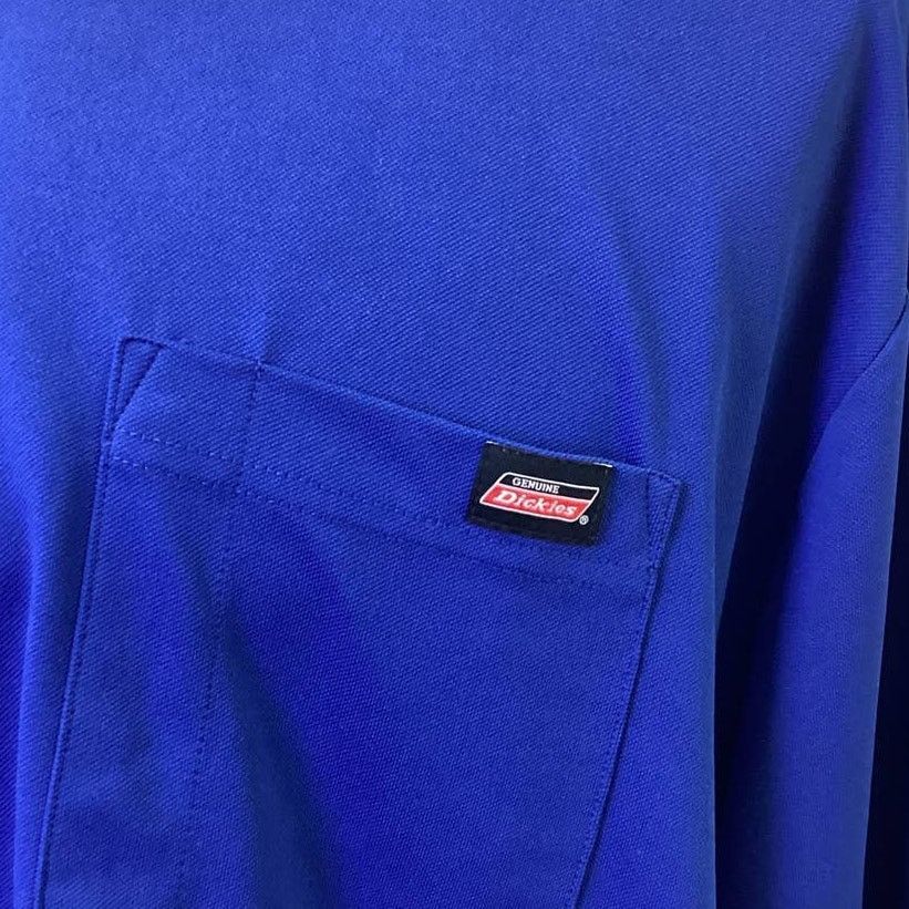 Dickies Dickies Mens 3XL Royal Blue Long Sleeve Polyester Tee Shirt Size US XXL / EU 58 / 5 - 2 Thumbnail