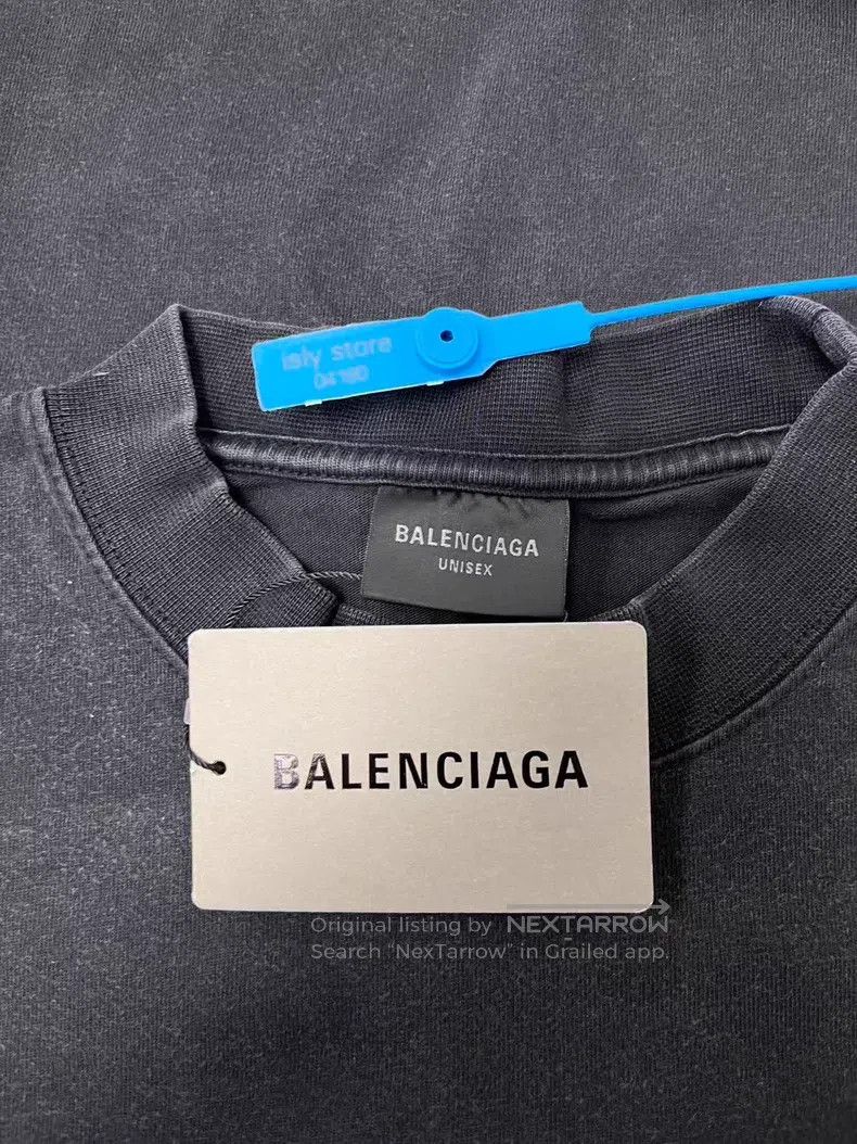 Balenciaga Balenciaga Letter Pattern Printed Round Neck Casual Short Size US M / EU 48-50 / 2 - 4 Thumbnail