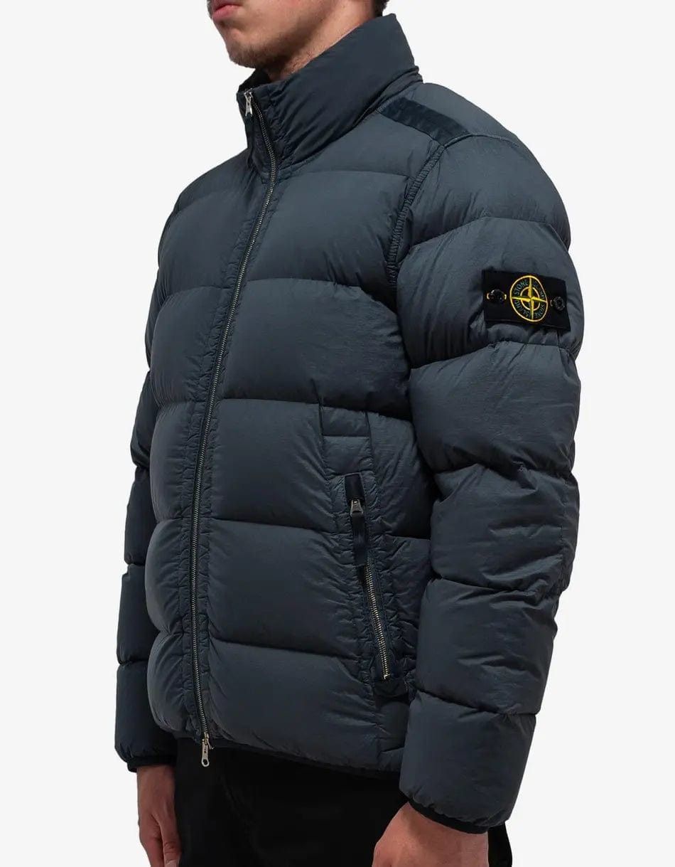 Stone Island Stone Island Grey Down Jacket Size US XL / EU 56 / 4 - 5 Thumbnail