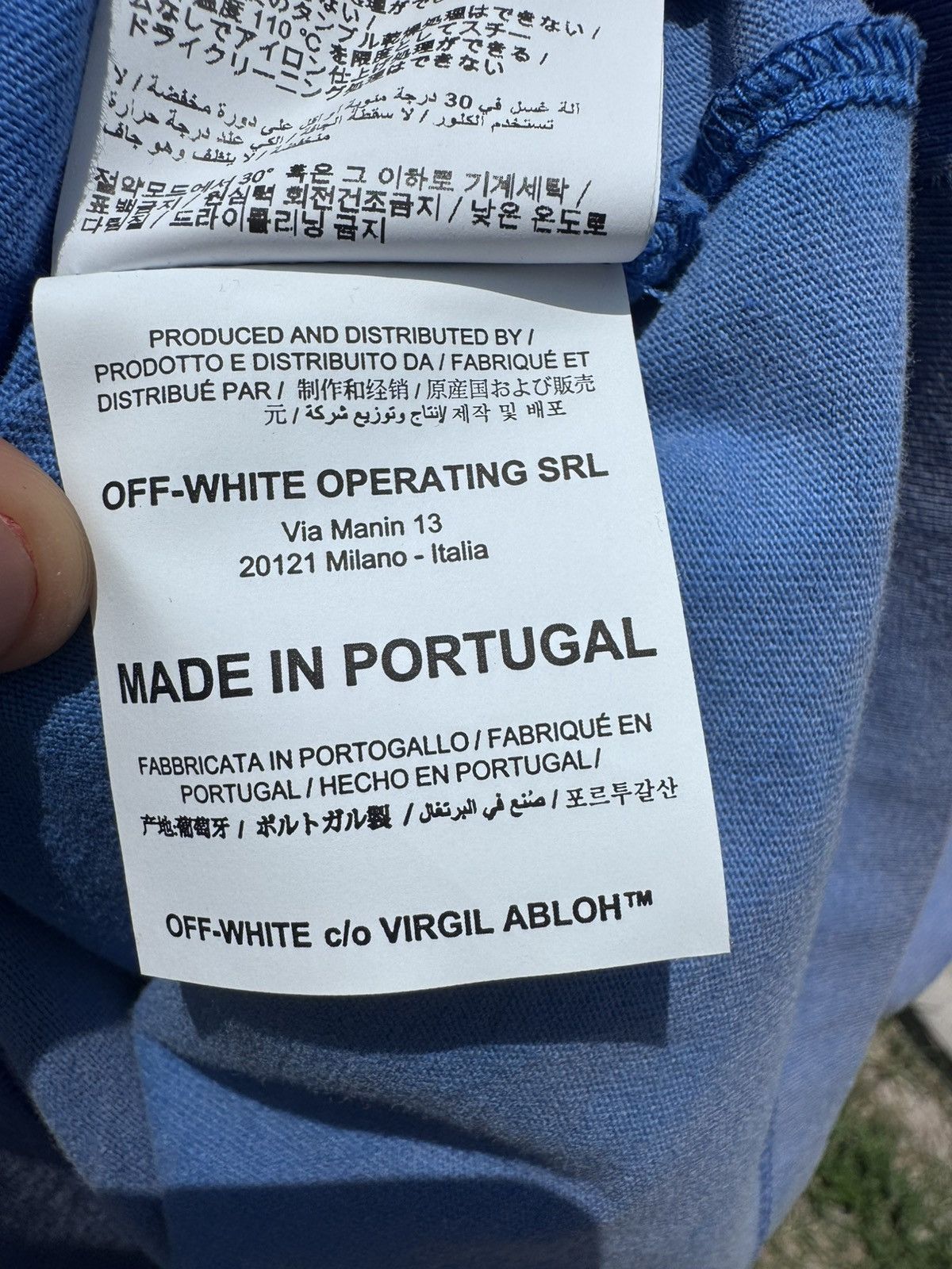 Off-White Off-white puzzled shirt Size US S / EU 44-46 / 1 - 6 Thumbnail