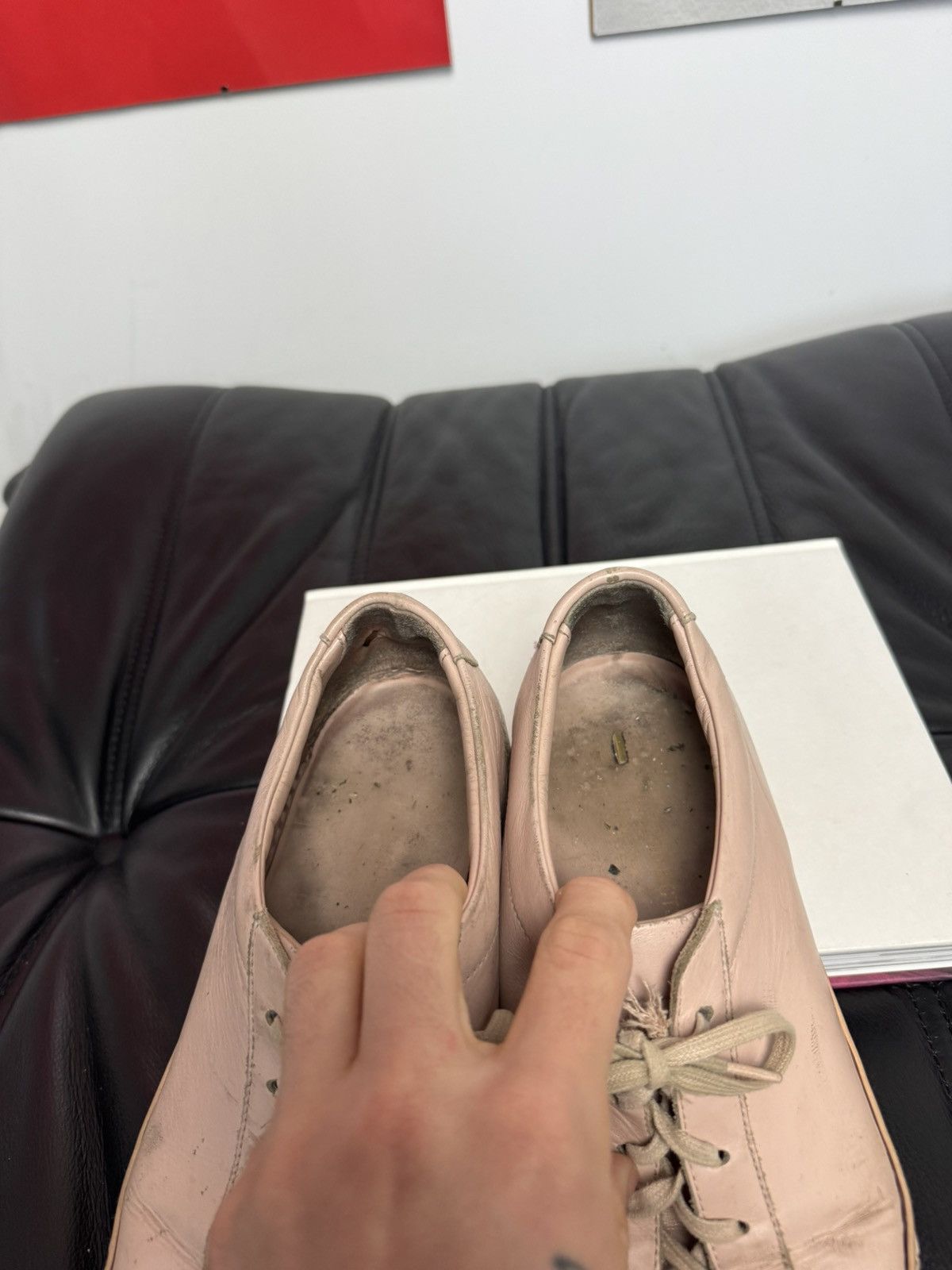 Common Projects Common Projects Achilles Low Rose Luxury Leather Sneakers Size US 9 / EU 42 - 3 Thumbnail