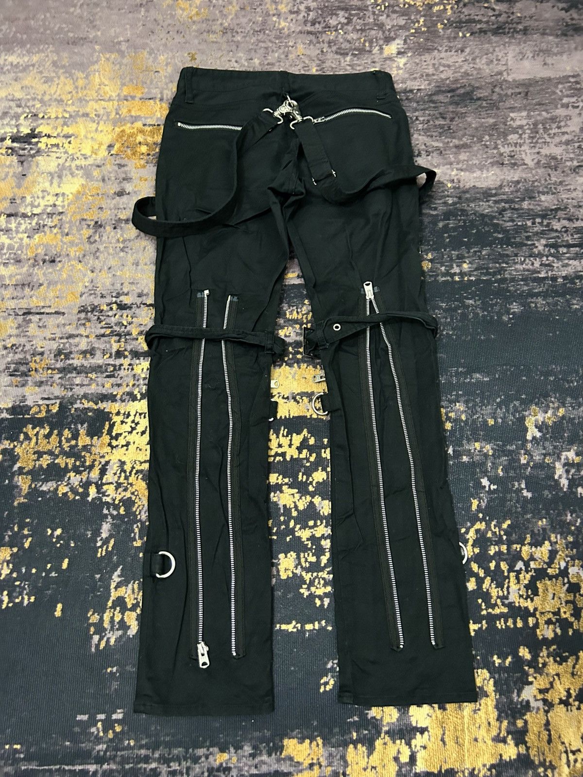 CIVARIZE Cavarize Bondage Punk Suspender Pants Size US 28 / EU 44 - 4 Thumbnail