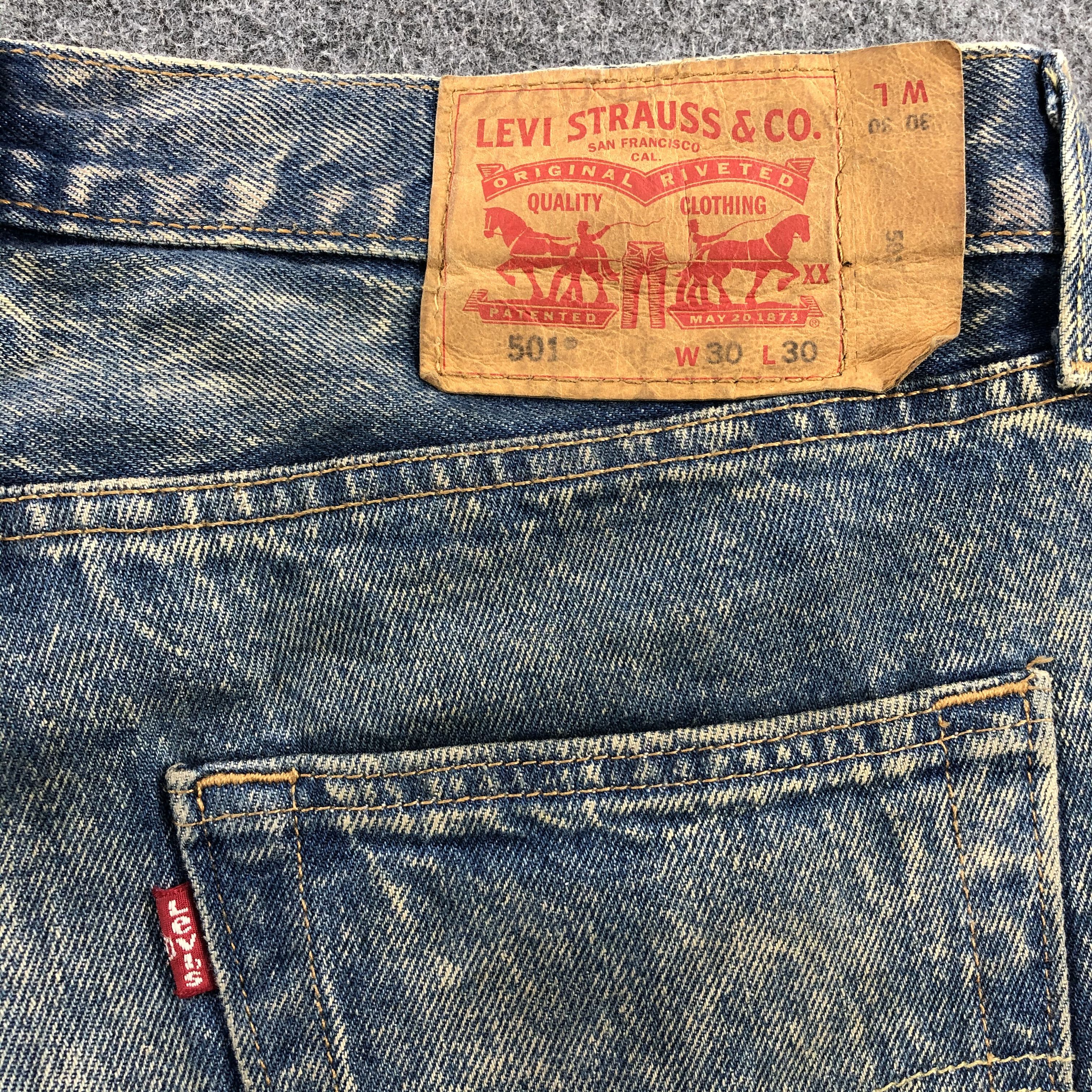 Levi's Vintage Levi's 501 Jeans Rusty Acid Wash Denim KJ318 Size US 30 / EU 46 - 5 Thumbnail