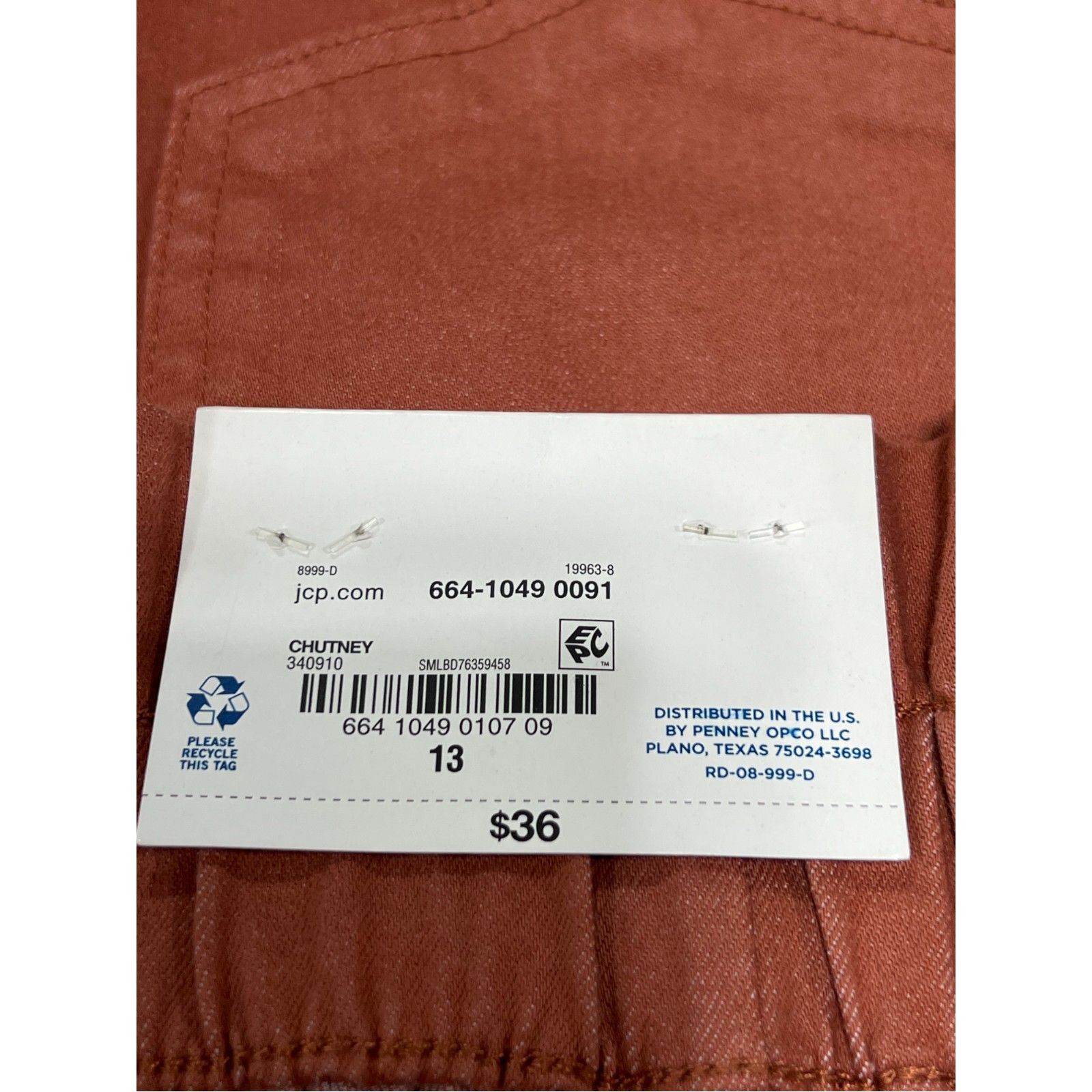Arizona Jean Co. Arizona - Women's High Rise Denim Short - Brown - 13 Size 31" - 10 Thumbnail
