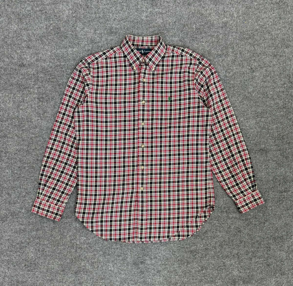 Ralph Lauren Vintage Polo Ralph Lauren Plaid Flannel Shirt M Size US M / EU 48-50 / 2 - 1 Thumbnail