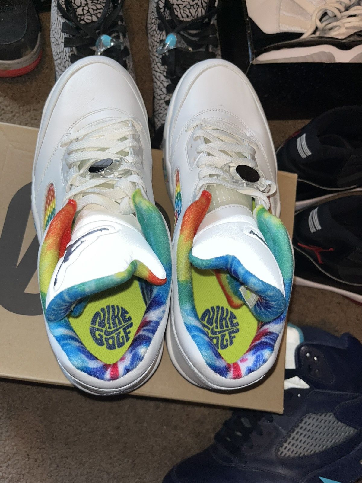 Jordan Brand Air Jordan Retro 5 Golf Size US 12 / EU 45 - 6 Thumbnail