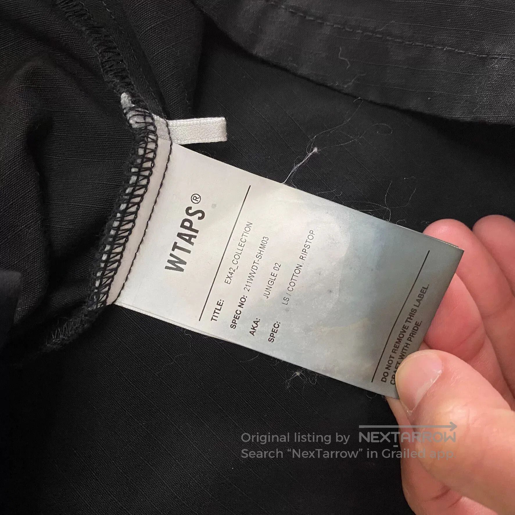 Wtaps WTAPS 21ss JUNGLE 02 Cotton Ripstop Jacket. Size US L / EU 52-54 / 3 - 6 Thumbnail