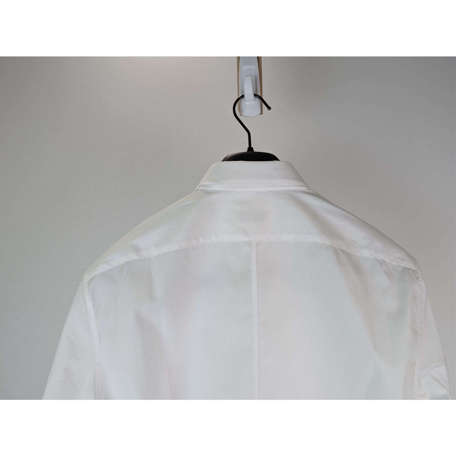 Dries Van Noten o1rshd1 Slim Fit Cotton Suit Shirt in White Size US L / EU 52-54 / 3 - 11 Thumbnail