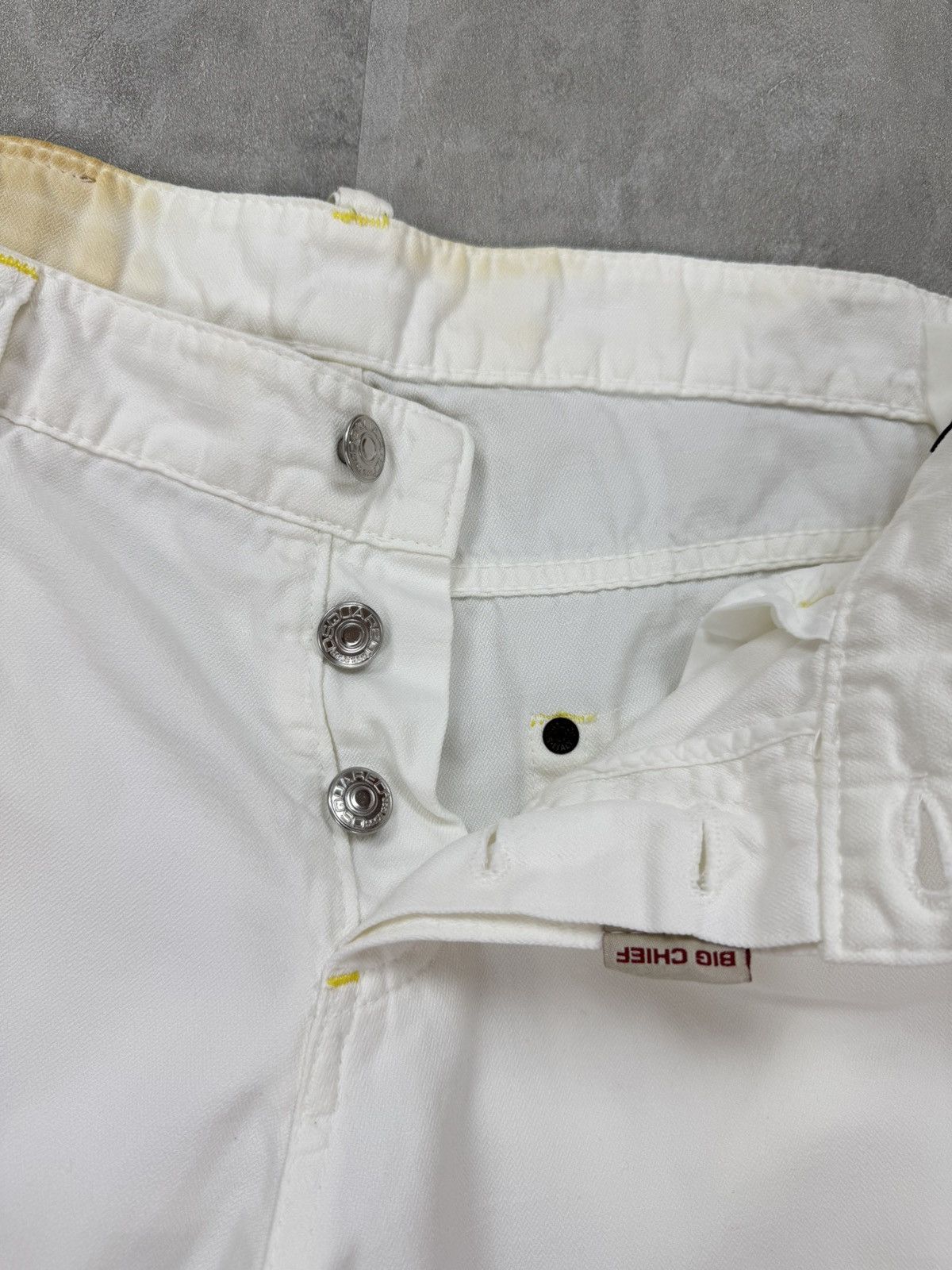 Dsquared2 Dsquared2 Big Cheif Flated White Jeans Cotton/Linen size 48 Size 30" / US 8 / IT 44 - 12 Thumbnail
