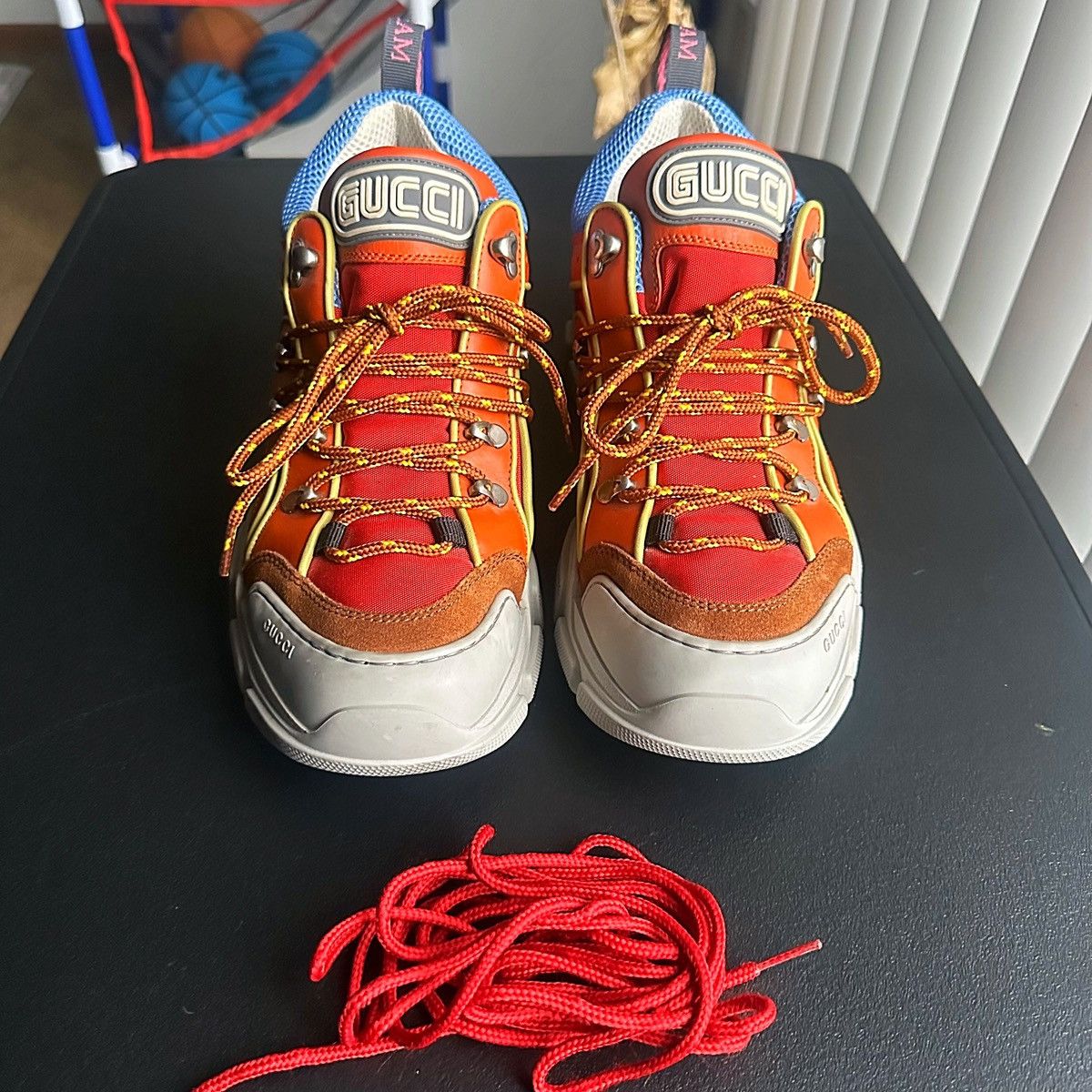 Gucci $980 Men’s Gucci Flashtrek SEGA Sneaker Boot Multicolor Size US 9.5 / EU 42-43 - 4 Thumbnail