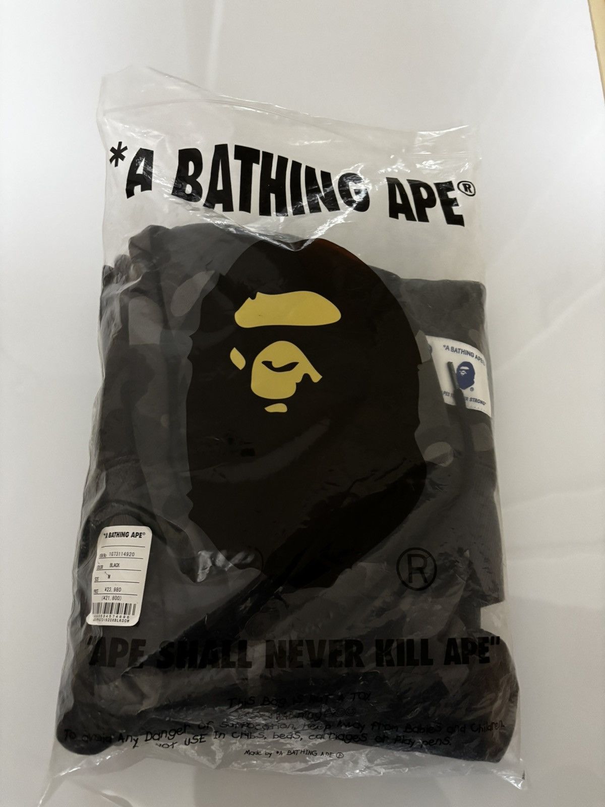 Bape Ape bape x Russell color camo college pullover hoodie M mew Size US M / EU 48-50 / 2 - 13 Thumbnail