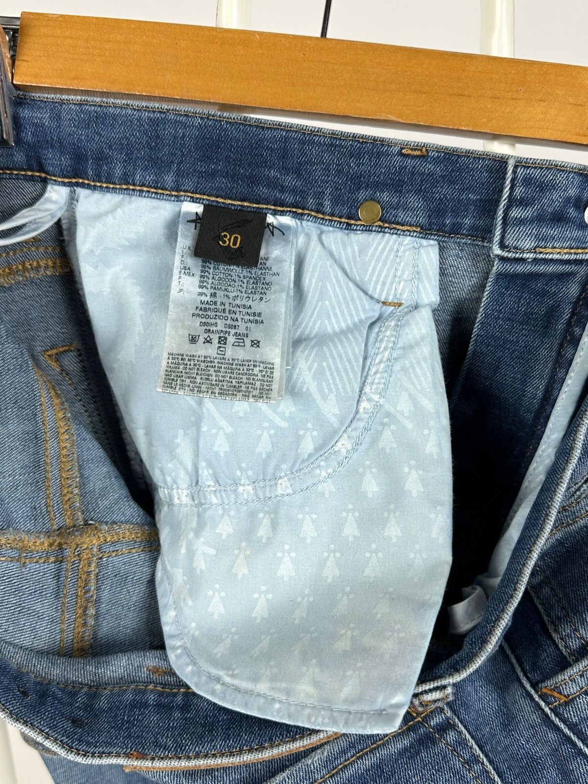 Vivienne Westwood Vivienne Westwood Anglomania Light Blue Denim Jeans Pants Size US 30 / EU 46 - 23 Thumbnail