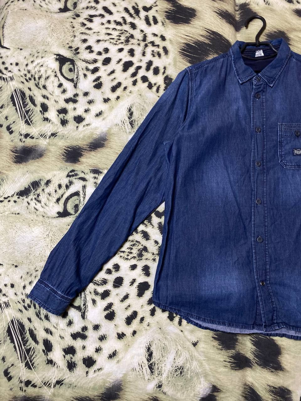 Diesel Diesel Dark Denim Long Sleeve button up. Used Size US L / EU 52-54 / 3 - 8 Thumbnail