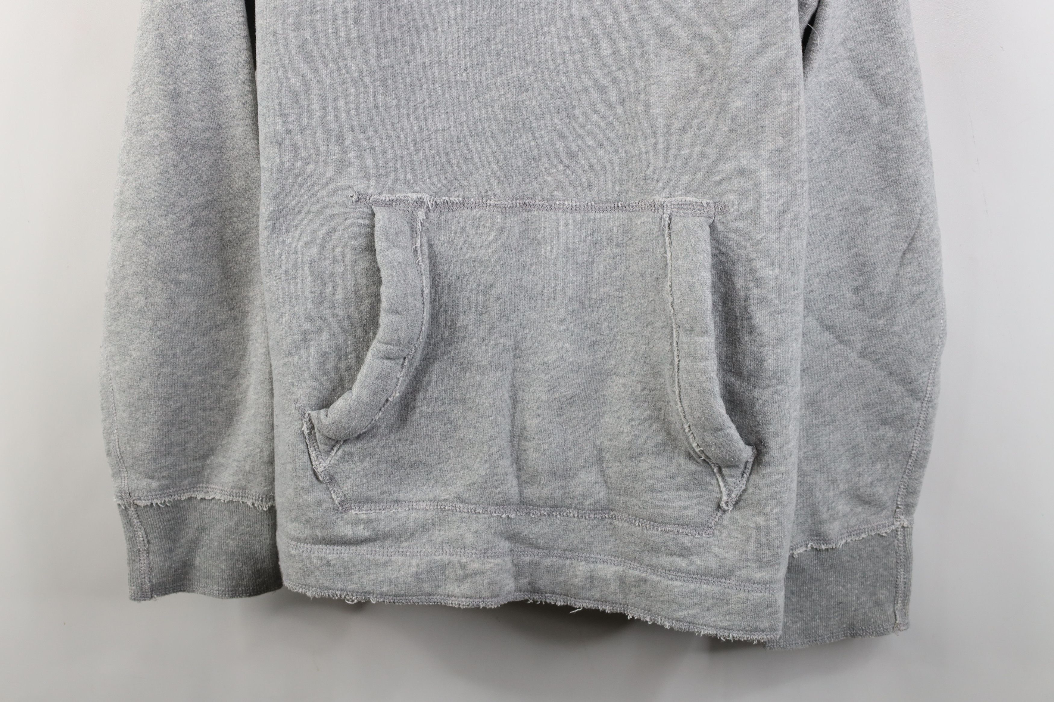 Abercrombie & Fitch Vintage 90s Y2K Abercrombie & Fitch Heavy Henley Hoodie Gray Size US XL / EU 56 / 4 - 3 Thumbnail