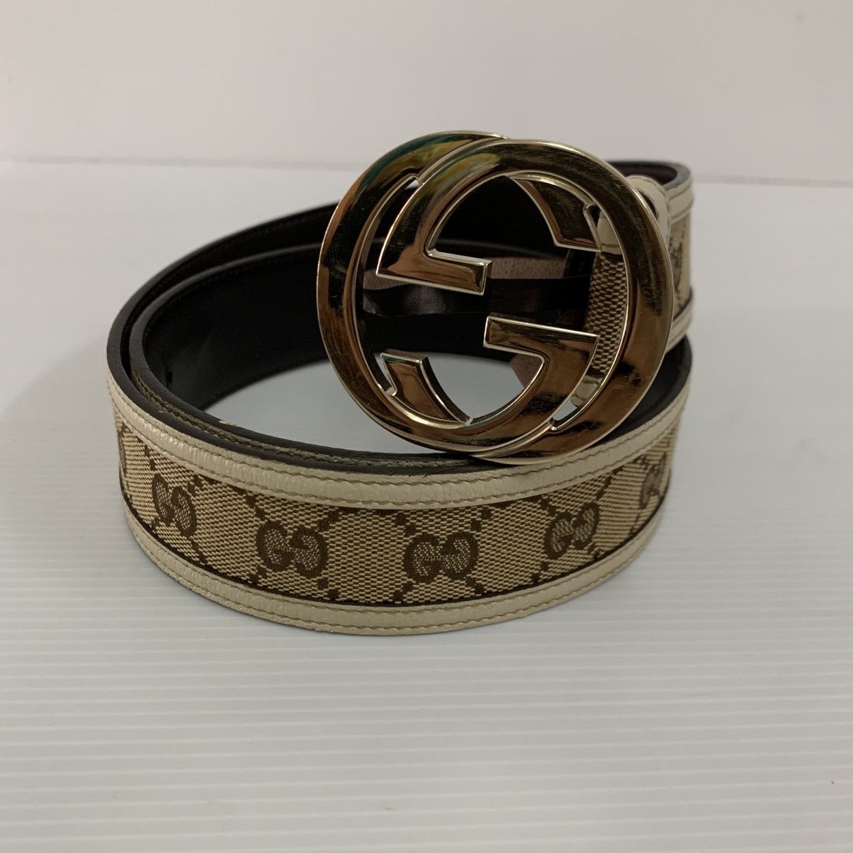 Gucci Gucci Monogram Belt Size 34 - 3 Thumbnail