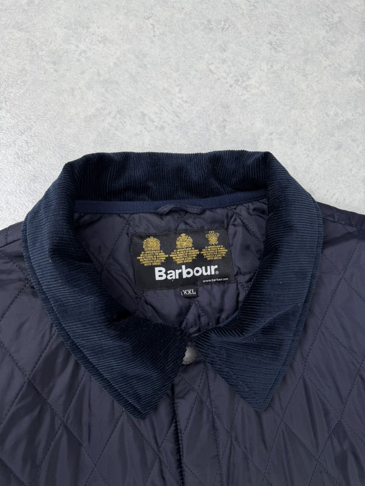 Barbour Barbour Lightweight Liddesdale Quilted Jacket Navy XXL Size US XXL / EU 58 / 5 - 7 Thumbnail