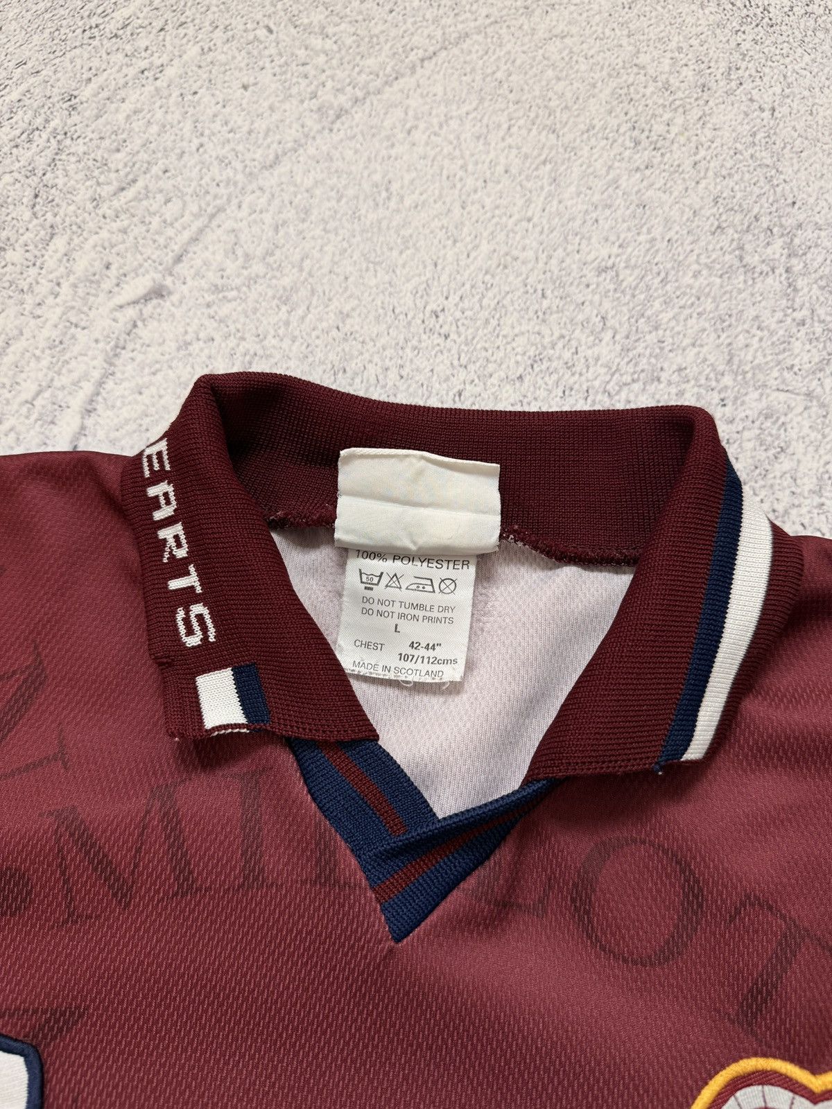 Other 1998 HEART OF MIDLOTHIAN HOME SOCCER JERSEY FOOTBALL SHIRT Size US L / EU 52-54 / 3 - 12 Thumbnail