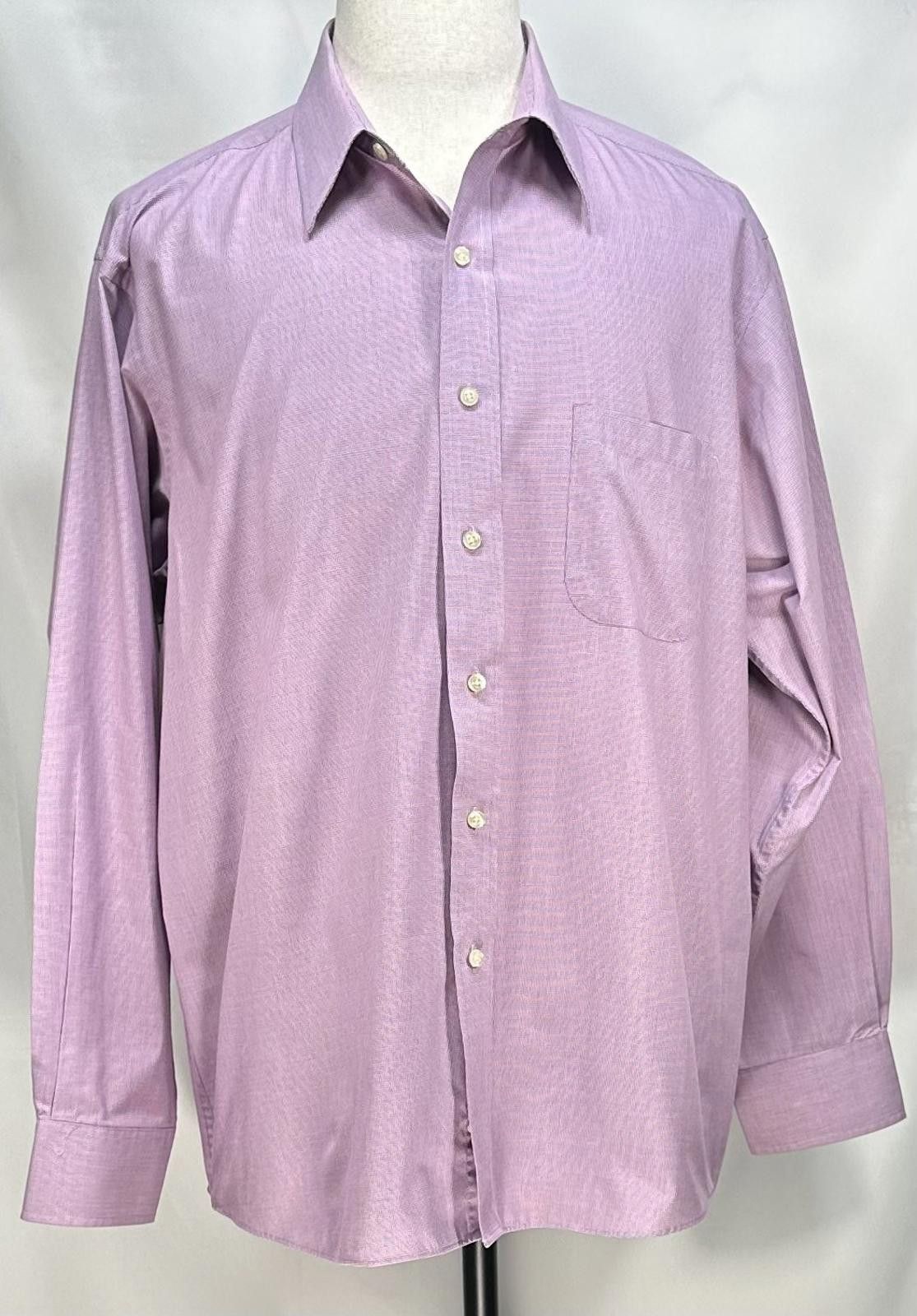Chaps Ralph Lauren Chaps Wrinkle Free Button Down Purple 17-34/35 Size US XL / EU 56 / 4 - 1 Thumbnail
