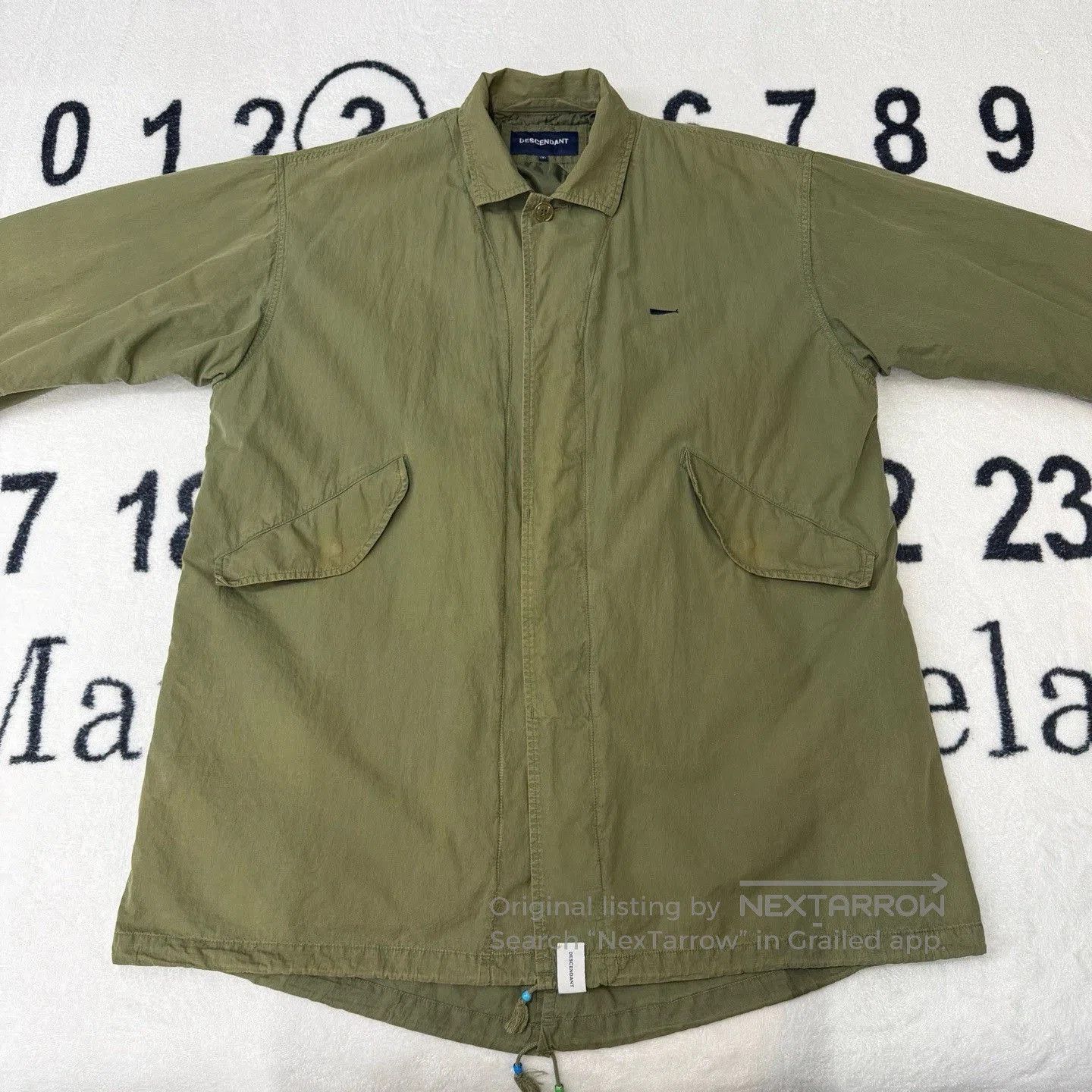 Descendant DESCENDANT Quilted Olive Green Coat. Size US L / EU 52-54 / 3 - 1 Thumbnail