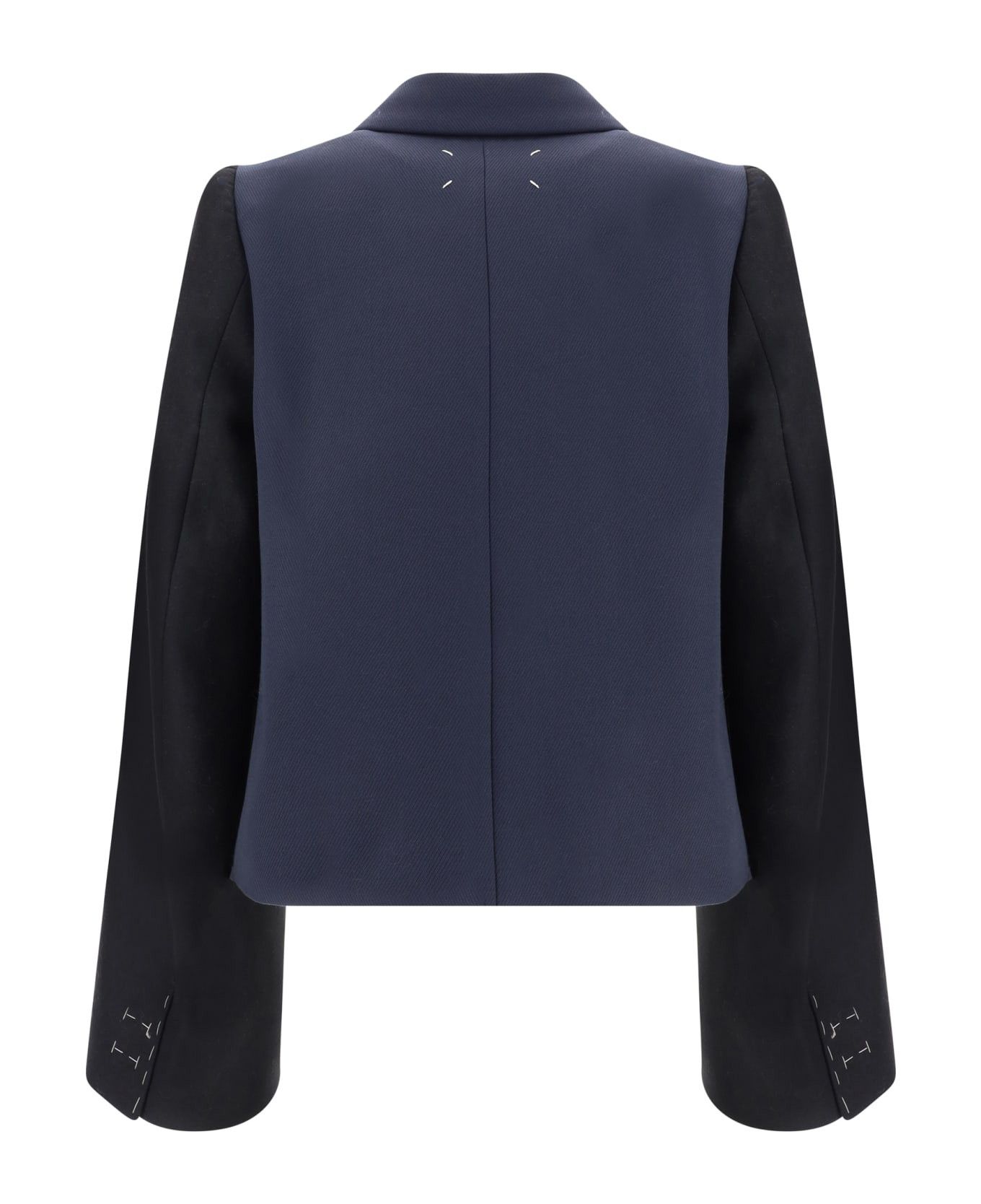 Maison Margiela o1y0625 Jacket in Midnight Blue/Black Size M / US 6-8 / IT 42-44 - 2 Thumbnail