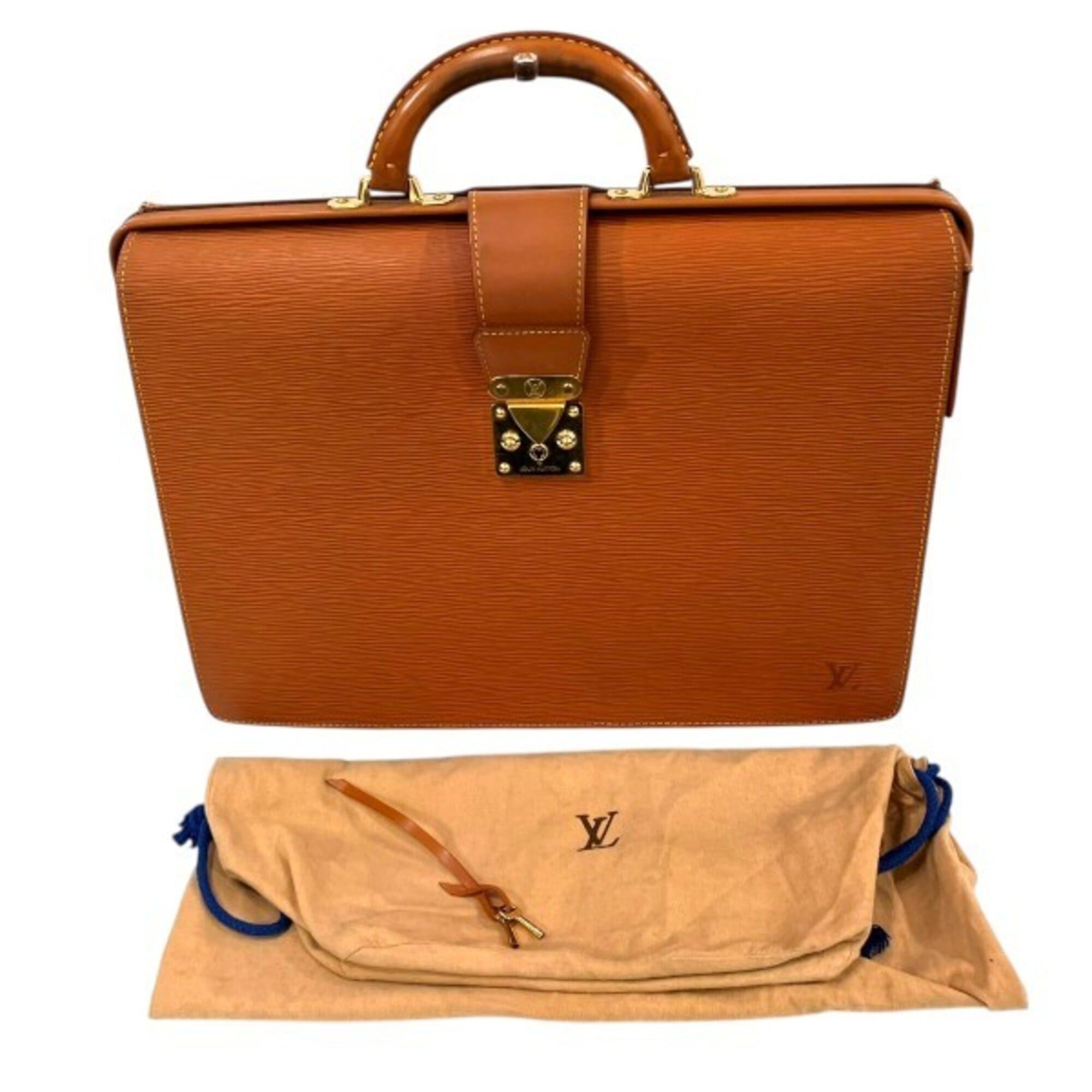 Louis Vuitton Louis Vuitton Epi Serviette Fermoire M54358 Handbag Business Bag for Men and Women Size ONE SIZE - 1 Thumbnail
