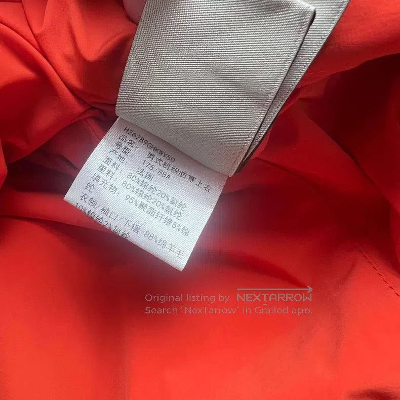 Hermes Hermes Machine-Woven Cold-Proof Men's Jacket Size US M / EU 48-50 / 2 - 8 Thumbnail