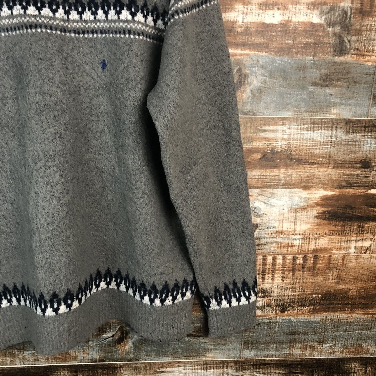 Japanese Brand Steccel Grey vintage Knitwear #A1855 Size M / US 6-8 / IT 42-44 - 8 Thumbnail
