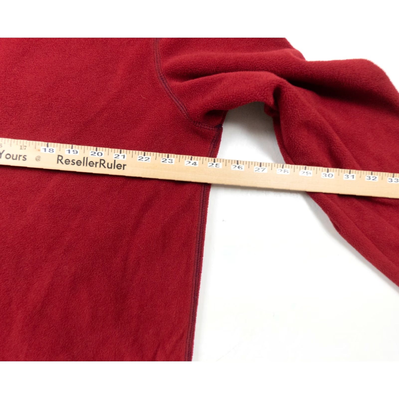 Club Room Club Room Men’s XL Red Fleece 1/4 Zip Sweater Pullover Long Sleeve Jersey Style Casual Business Travel Size US XL / EU 56 / 4 - 7 Thumbnail