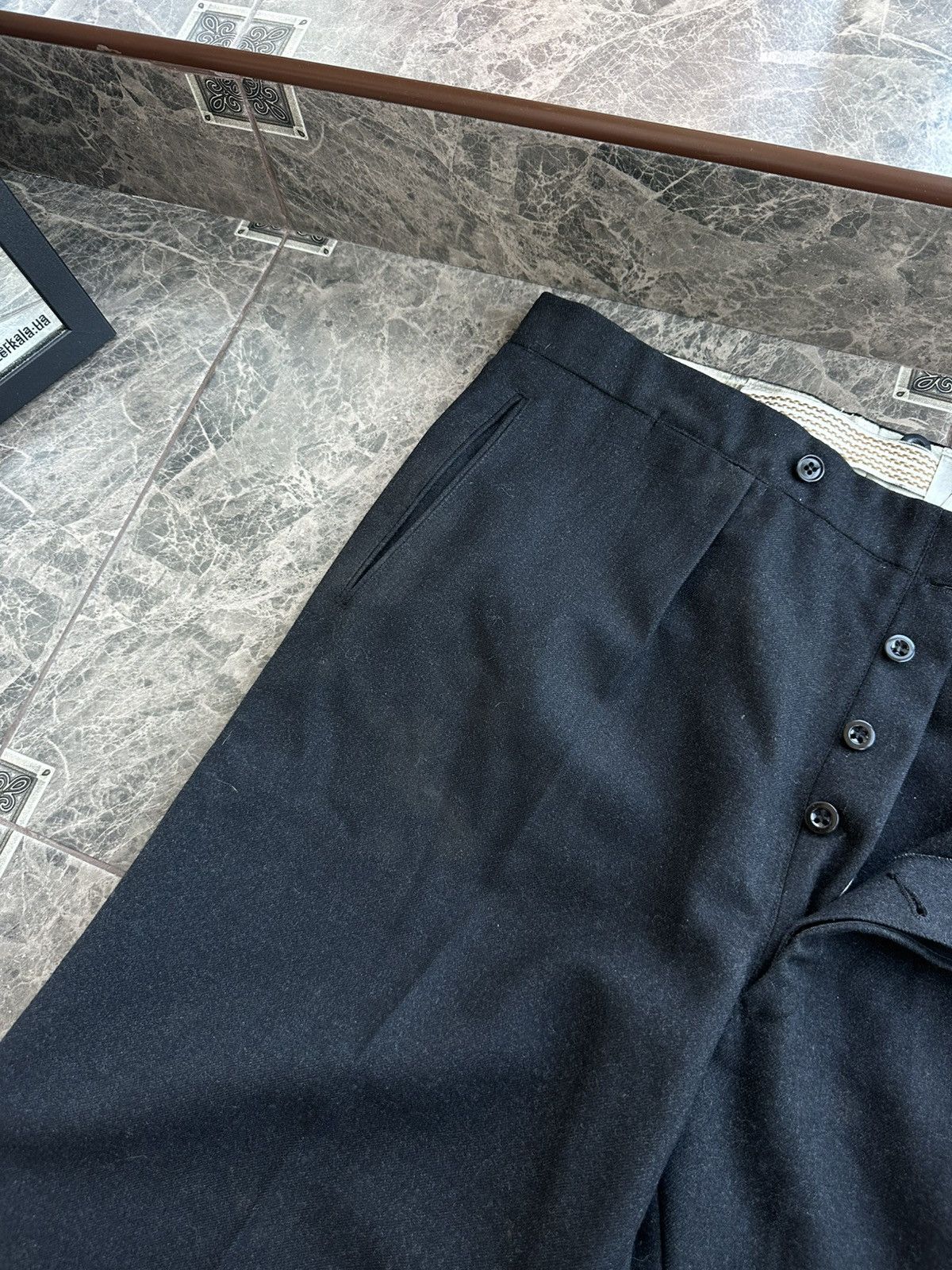Other Vintage Edwardian Antique 1940s Men’s Wool Pants Sz XL Size US 36 / EU 52 - 7 Thumbnail