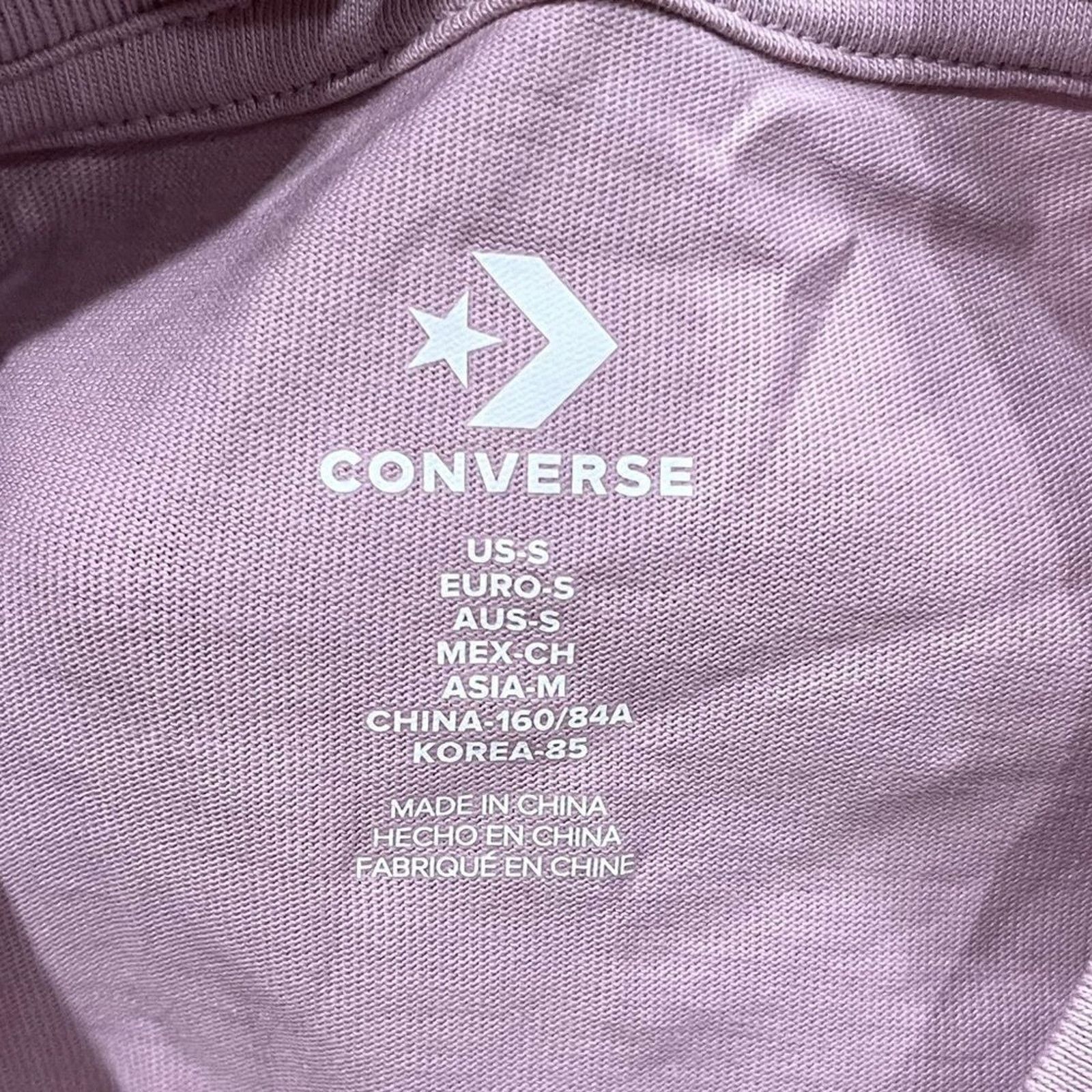 Converse NWOT Converse Star Chevron Mountain Graphic T-Shirt Lilac S Size S / US 4 / IT 40 - 3 Thumbnail