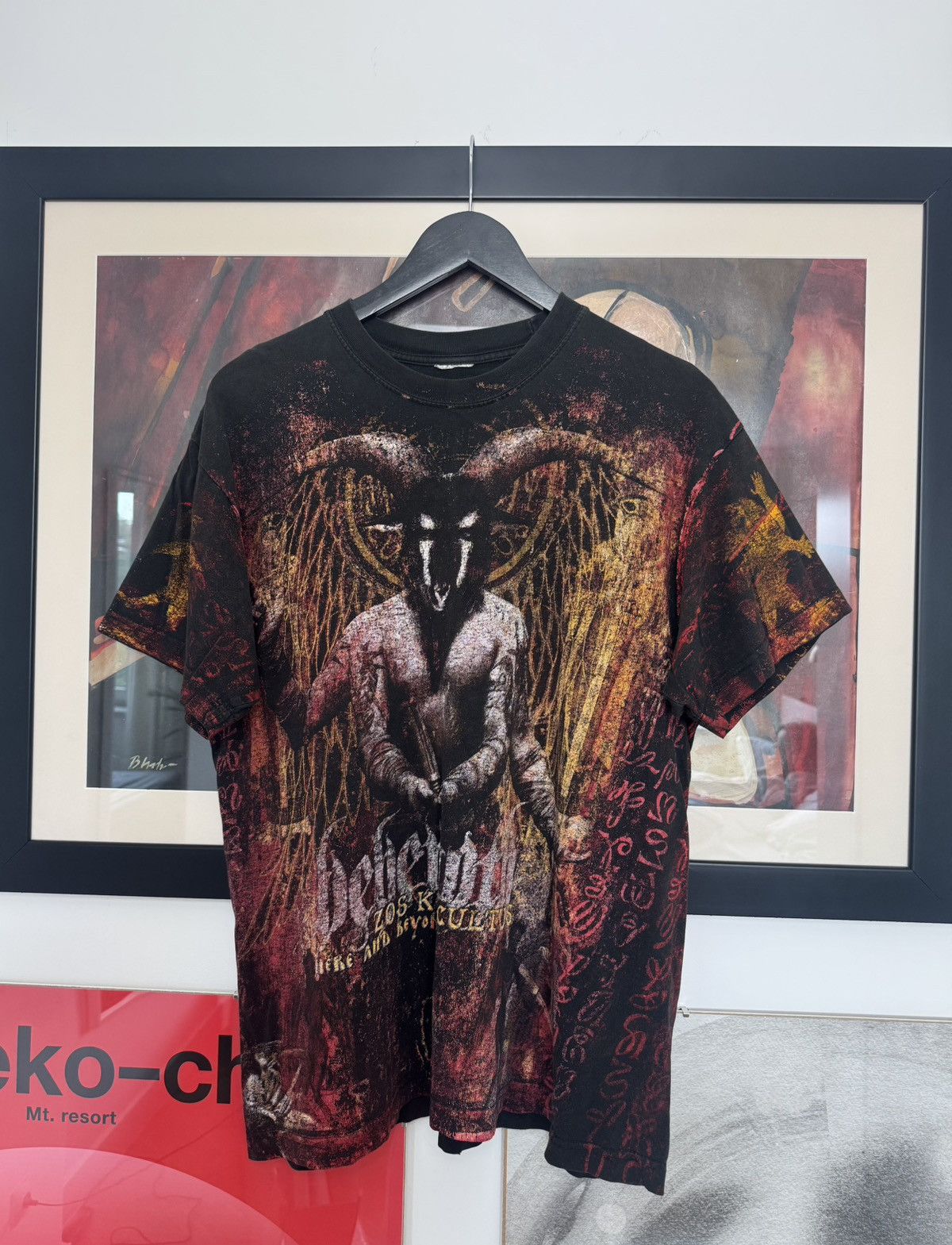 Band Tees Rare Vintage Behemoth Metal Band Allover Print T-shirt Rare Size US L / EU 52-54 / 3 - 1 Thumbnail