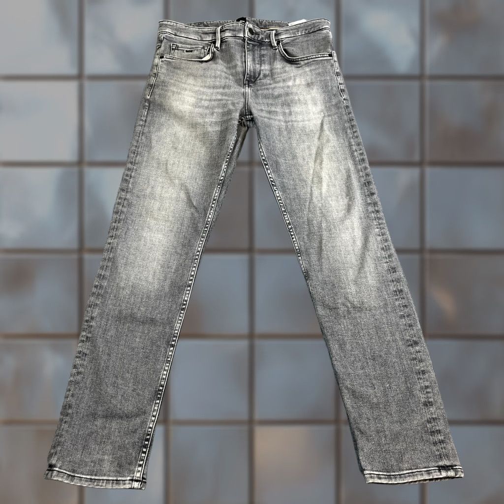Hugo Boss HUGO BOSS Jeans Slim Skinny 32 Light Grey Stretch Charleston Mens Denim 5-Pocket Design Classic Comfort Size US 32 / EU 48 - 1 Thumbnail