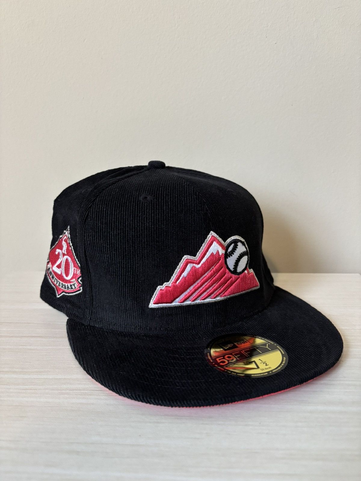 Topperz Colorado Rockies Corduroy Fitted Size 7 1/2 Topperz Size ONE SIZE - 1 Thumbnail