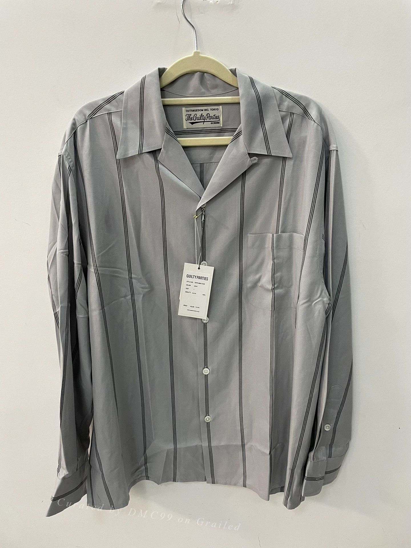 Wacko Maria WACKO MARIA 23AW Striped Open Collar Shirt Size US L / EU 52-54 / 3 - 1 Thumbnail