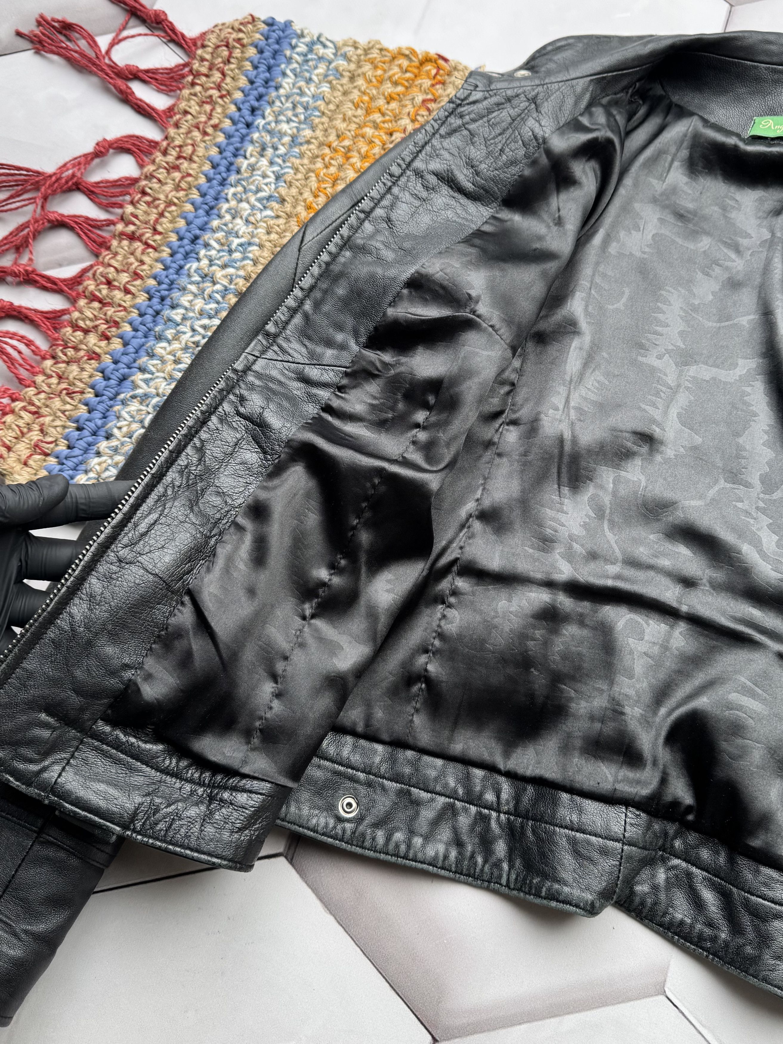 Vintage Vintage Cropped Leather Jacket Size M / US 6-8 / IT 42-44 - 5 Thumbnail