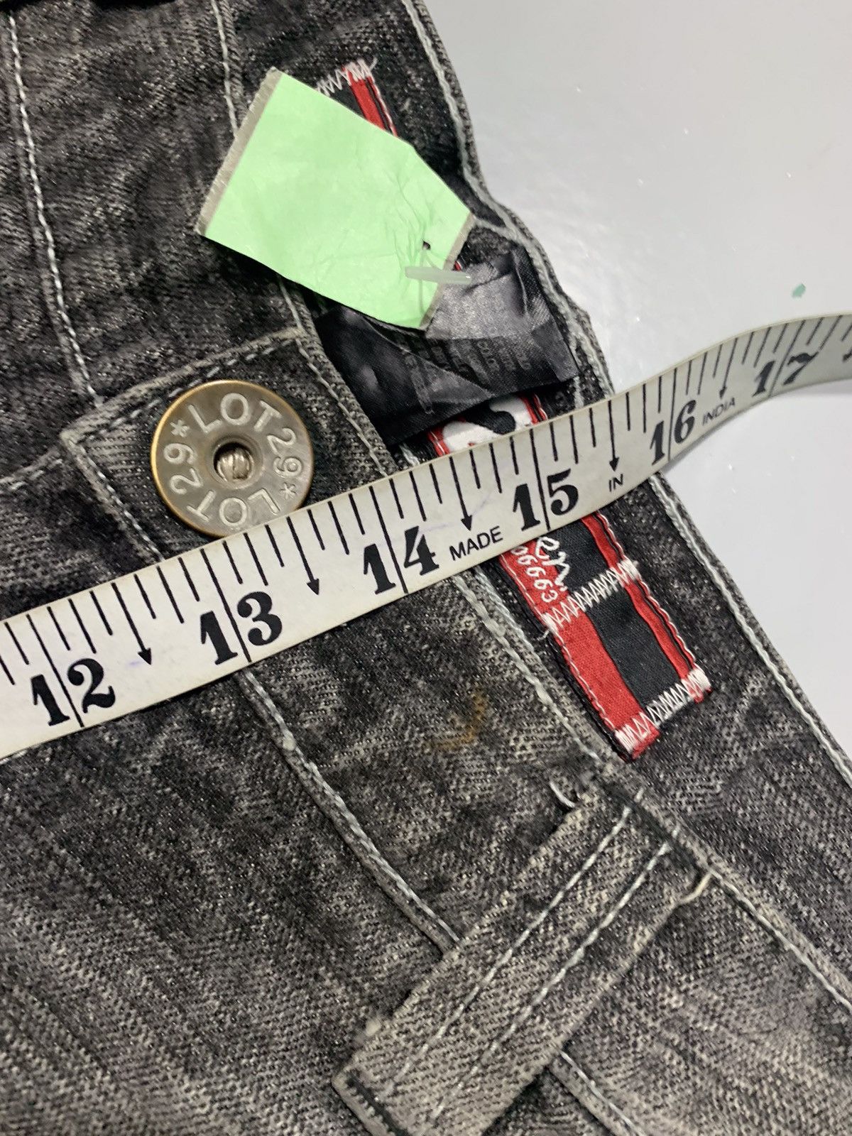 Southpole Rare vintage Y2K spell out embroidered denim Size US 34 / EU 50 - 9 Thumbnail