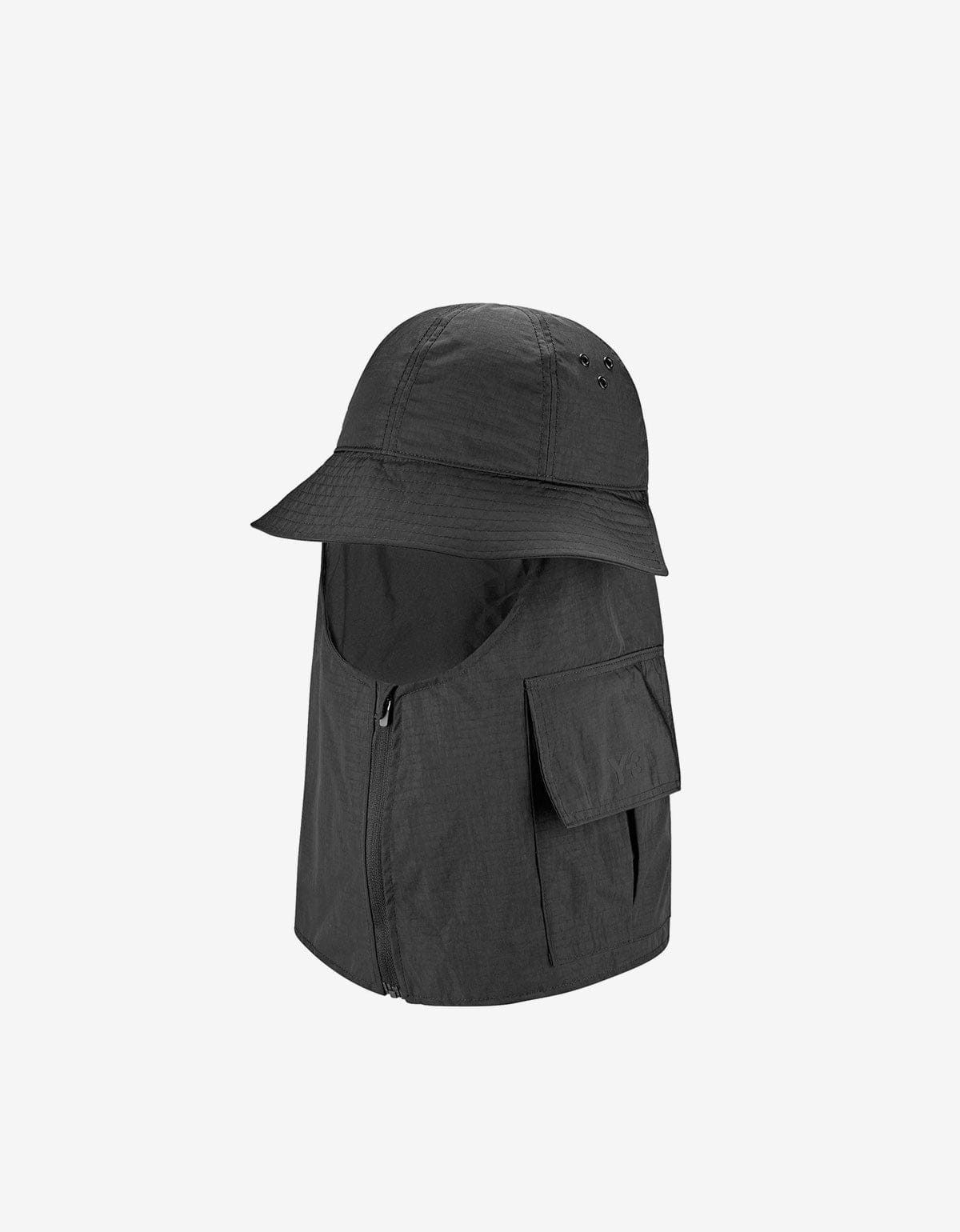 Y-3 Y-3 Black Utility Hood Size 32 - 1 Thumbnail