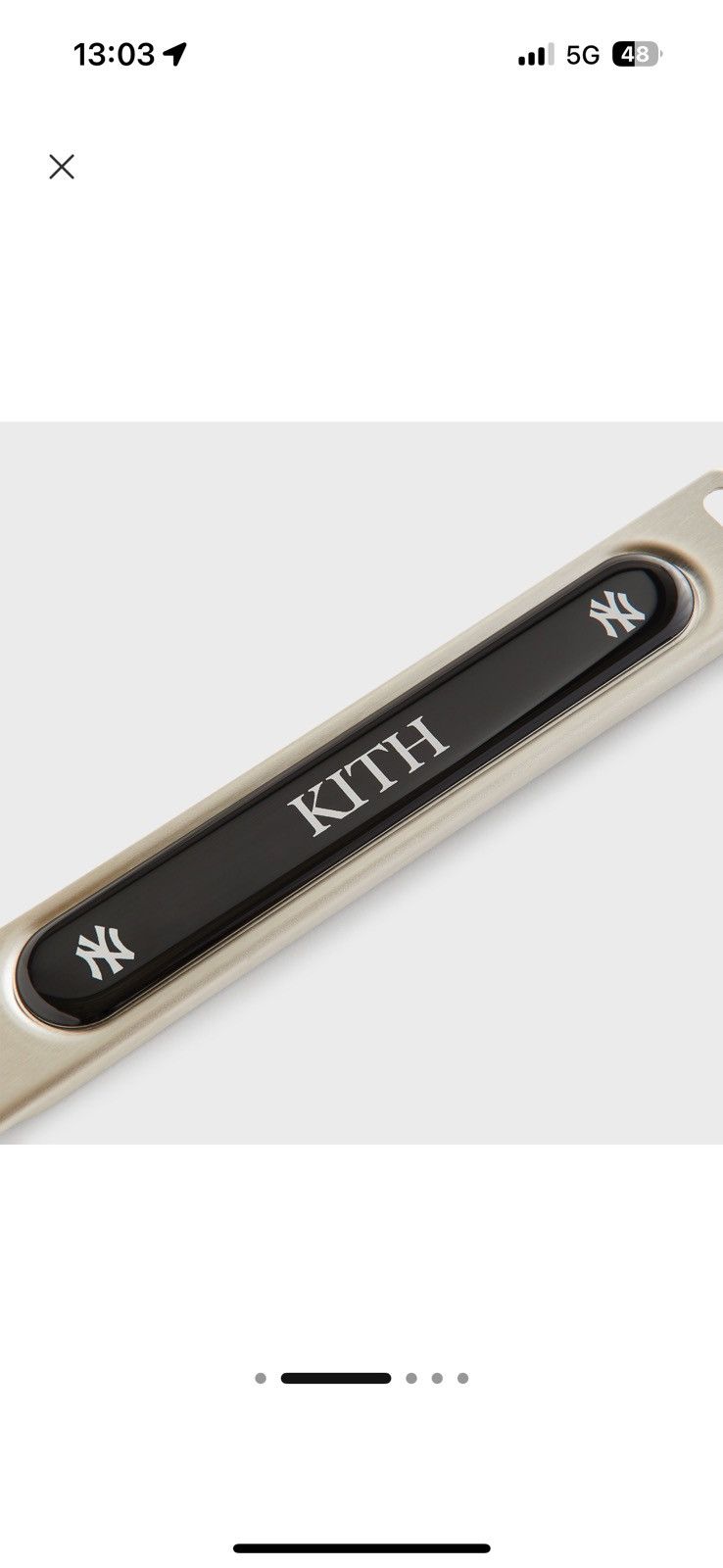 Kith × MLB Kith x New York Yankees License Plate Frame Size ONE SIZE - 2 Thumbnail