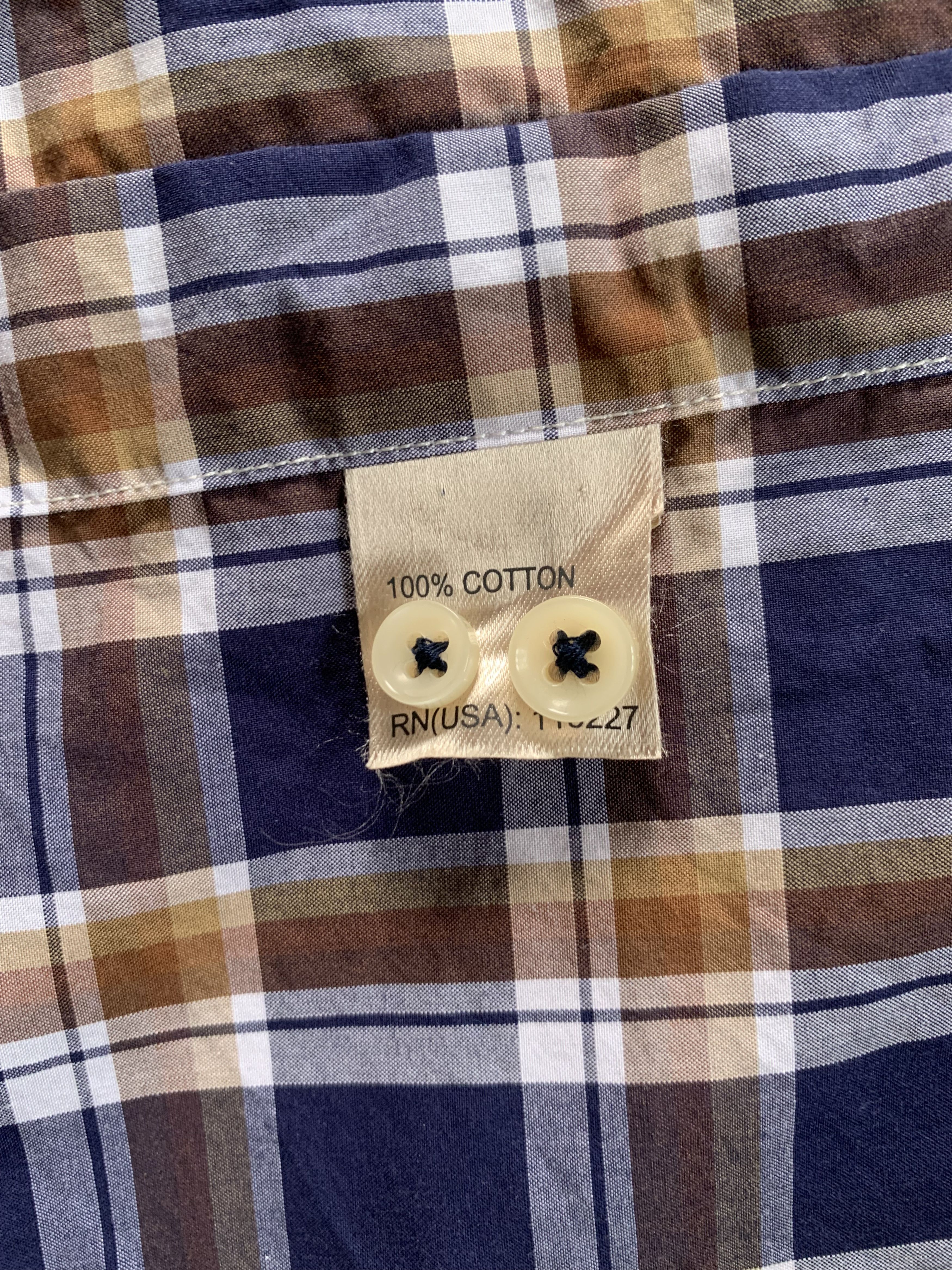 Designer × Massimo Dutti Massimo Dutti Plaid Cotton Long Sleeve Button Shirt Size US L / EU 52-54 / 3 - 6 Thumbnail