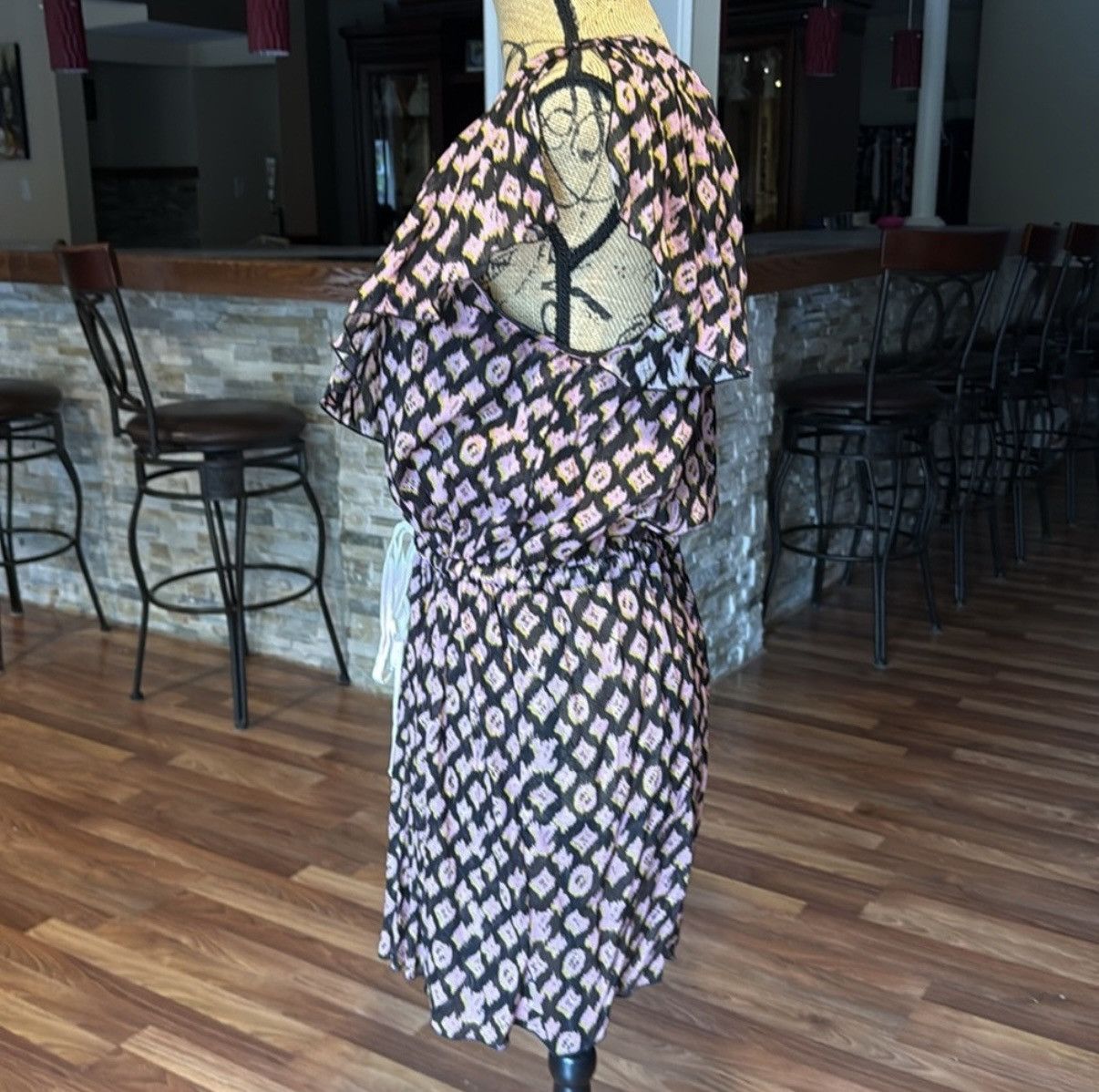 Louis Vuitton Louis Vuitton size 38 Italian monogram drawstring dress Size XS / US 0-2 / IT 36-38 - 4 Thumbnail