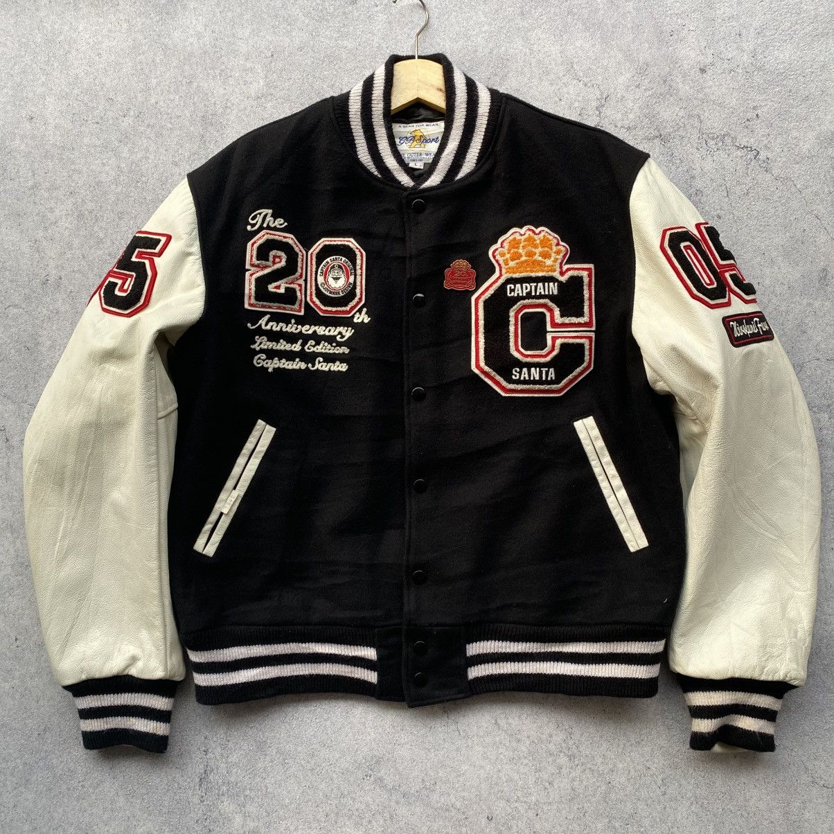 Vintage Captain Santa Leather Varsity Size US L / EU 52-54 / 3 - 4 Thumbnail