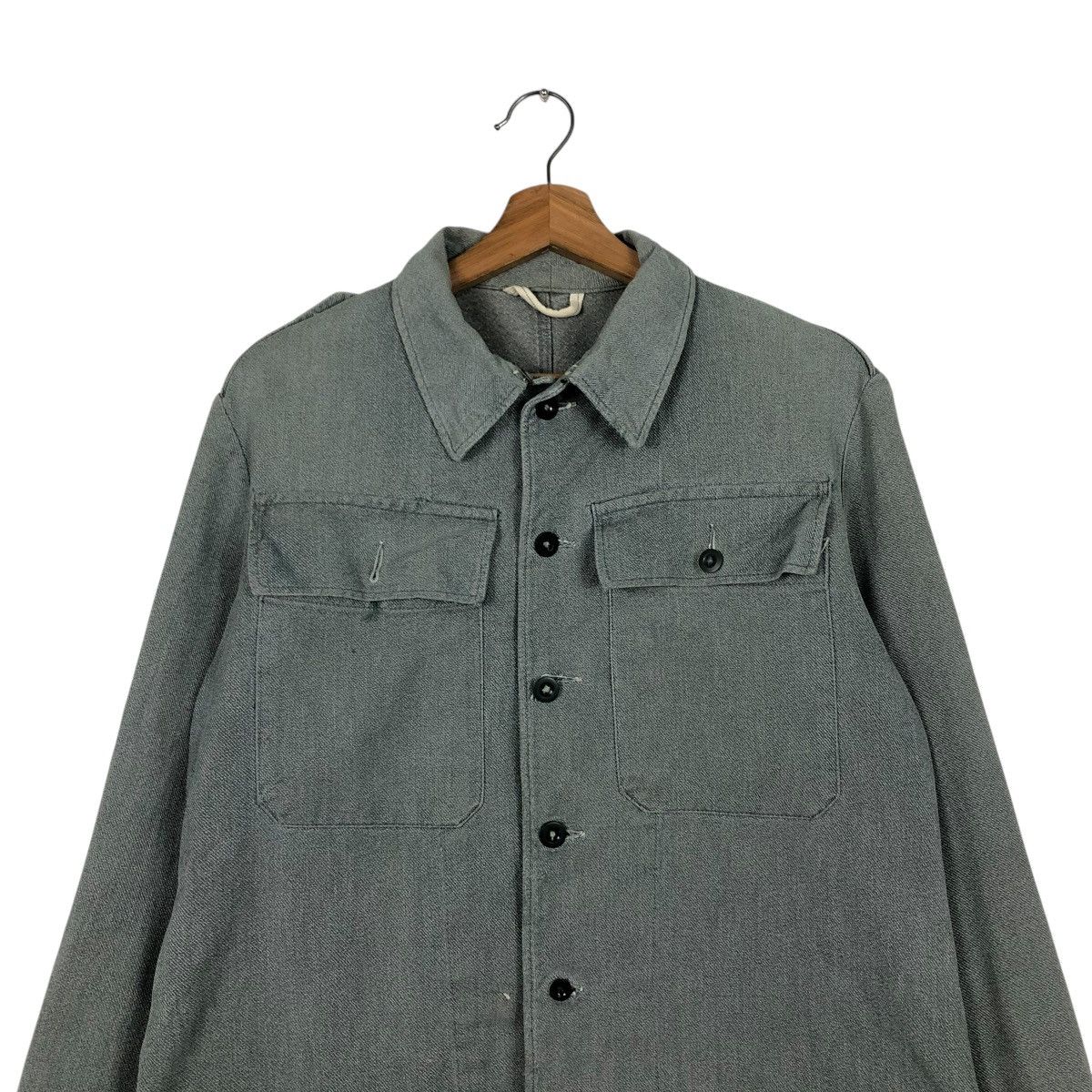 Vintage 🔥VINTAGE CHORE WORK MILITARY JACKET BUZZ RICKSONS Size US M / EU 48-50 / 2 - 5 Thumbnail