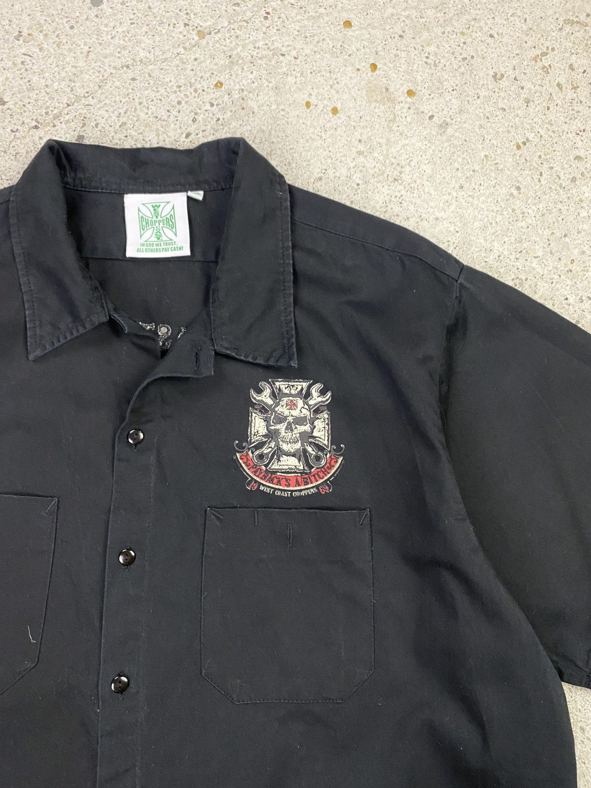West Coast Choppers West coast choppers button up shirt vintage moto y2k harley Size US XL / EU 56 / 4 - 3 Thumbnail