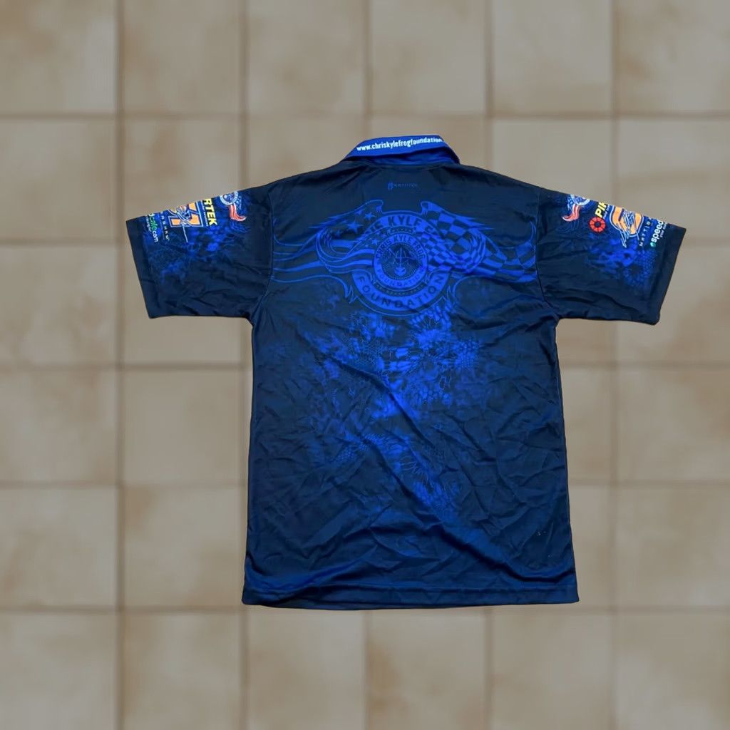 Vintage Chris Kyle Frog Pirtek Team Murray Matt Brabham Polo Crew Shirt Mens Sz S Indy Shirt Mens S Black Polyester Canvas Pattern Solid Vintage No Size US S / EU 44-46 / 1 - 1 Thumbnail
