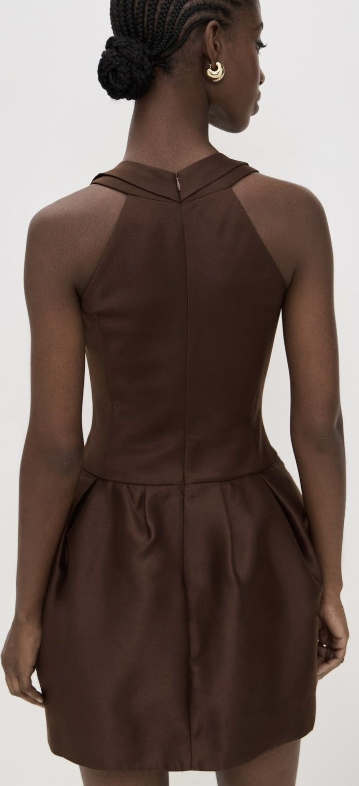 Shushu/Tong SHUSHU/TONG Tucked Halter Neck Dress size UK12/US 8 Size M / US 6-8 / IT 42-44 - 4 Thumbnail
