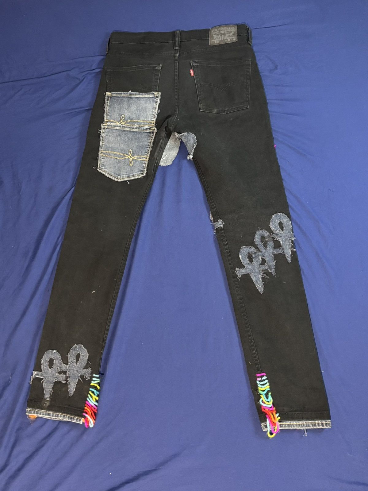 Other 2-tone Ankh Patch Custom Jeans Size US 32 / EU 48 - 6 Thumbnail