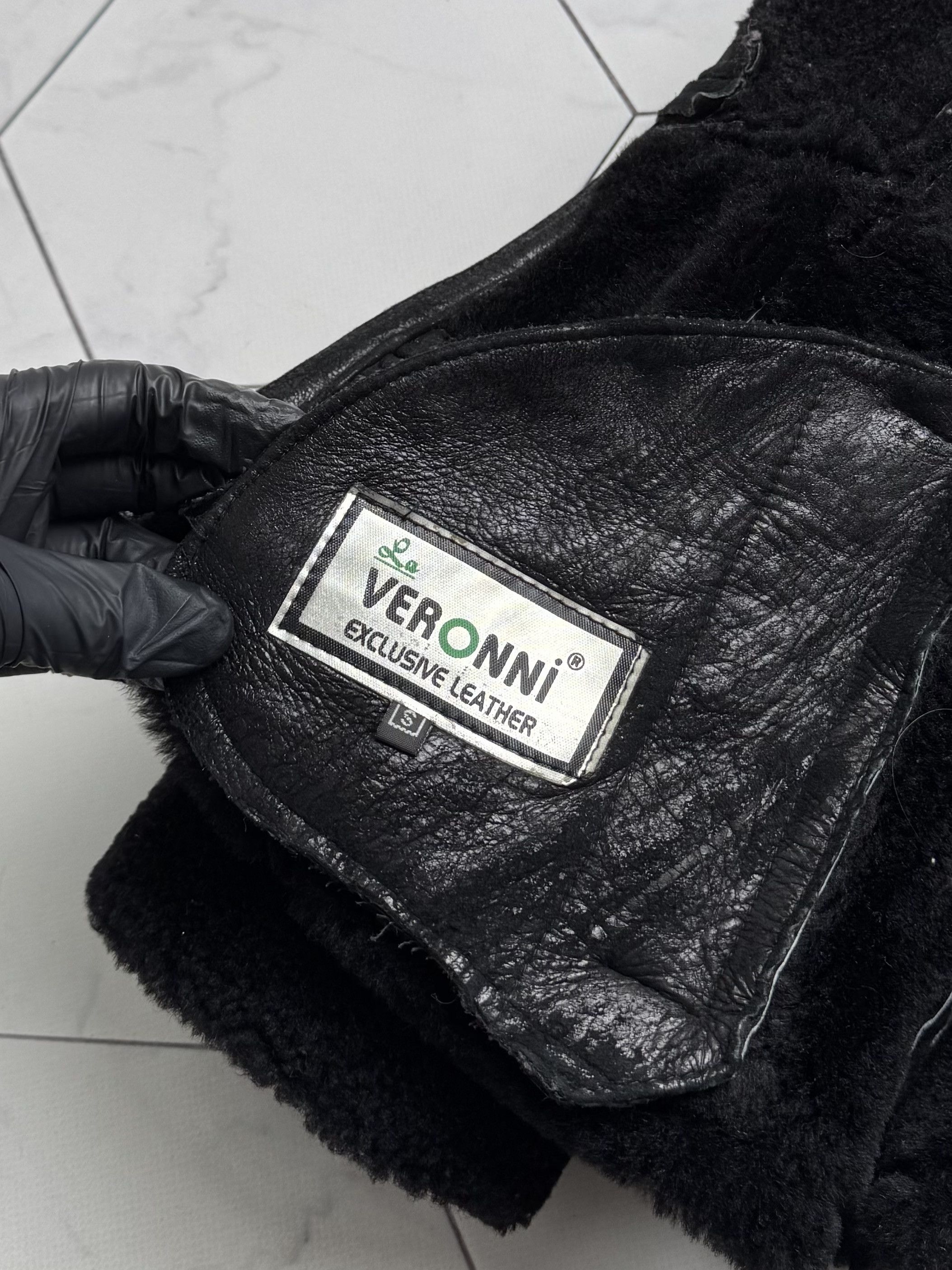 Vintage Vintage Real Sheepskin Jacket (B550) Size S / US 4 / IT 40 - 10 Thumbnail