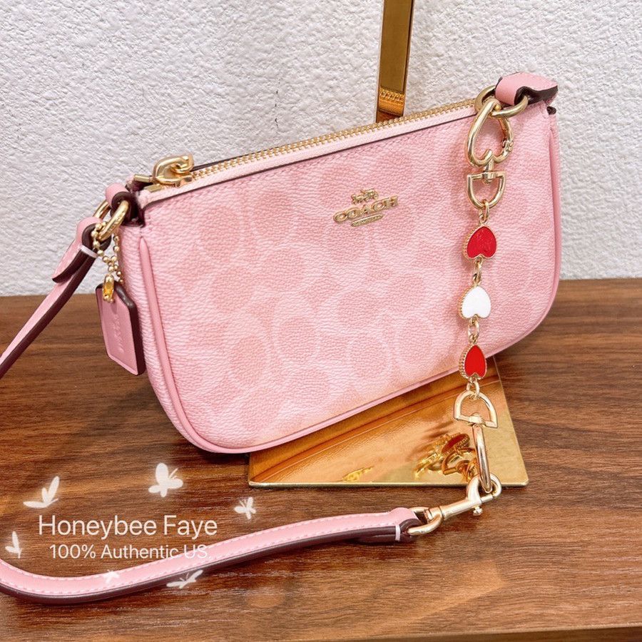 Coach NWT Coach Nolita 19 CW426 Powder pink plus extended chain Size ONE SIZE - 4 Thumbnail